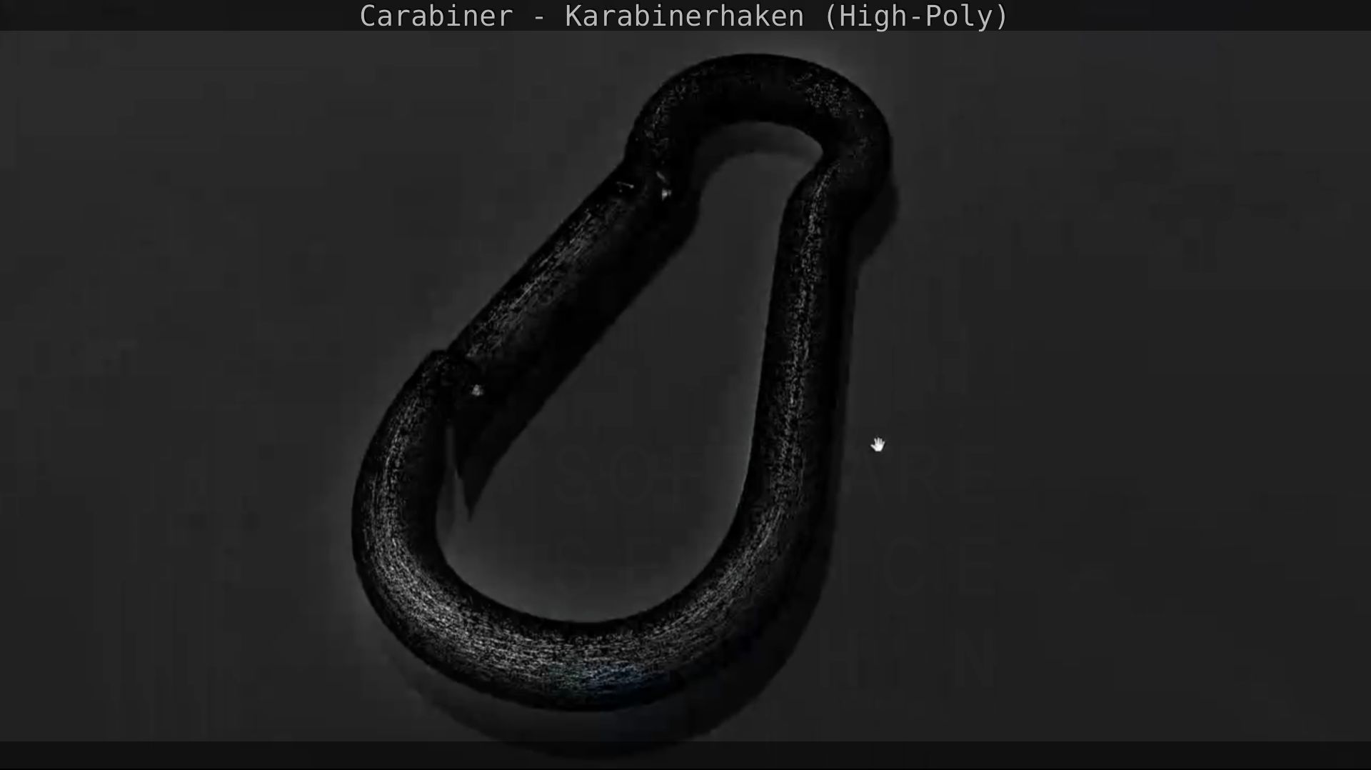 Carabiner - Karabinerhaken - High-Poly 3D model_135