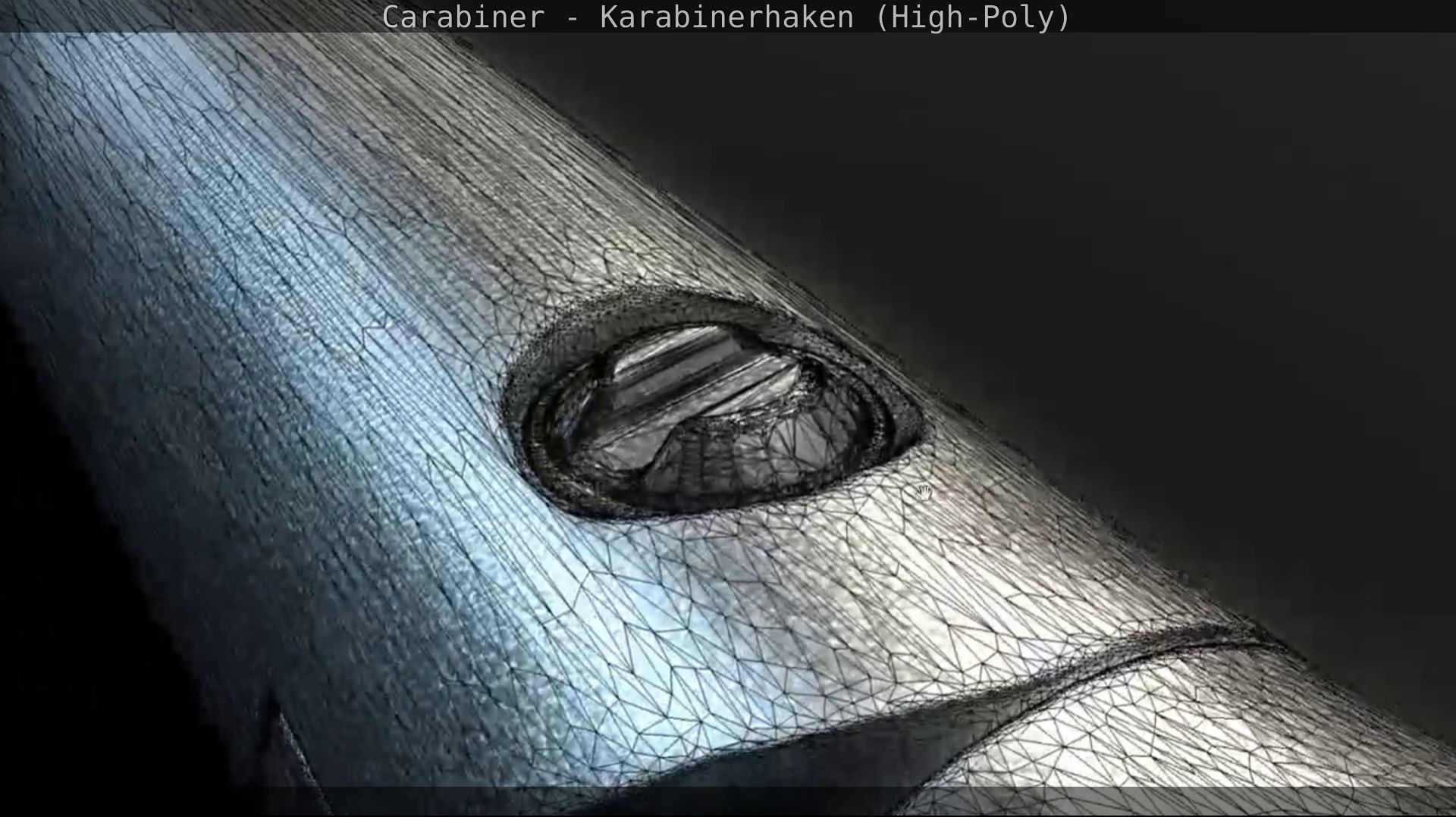 Carabiner - Karabinerhaken - High-Poly 3D model_119
