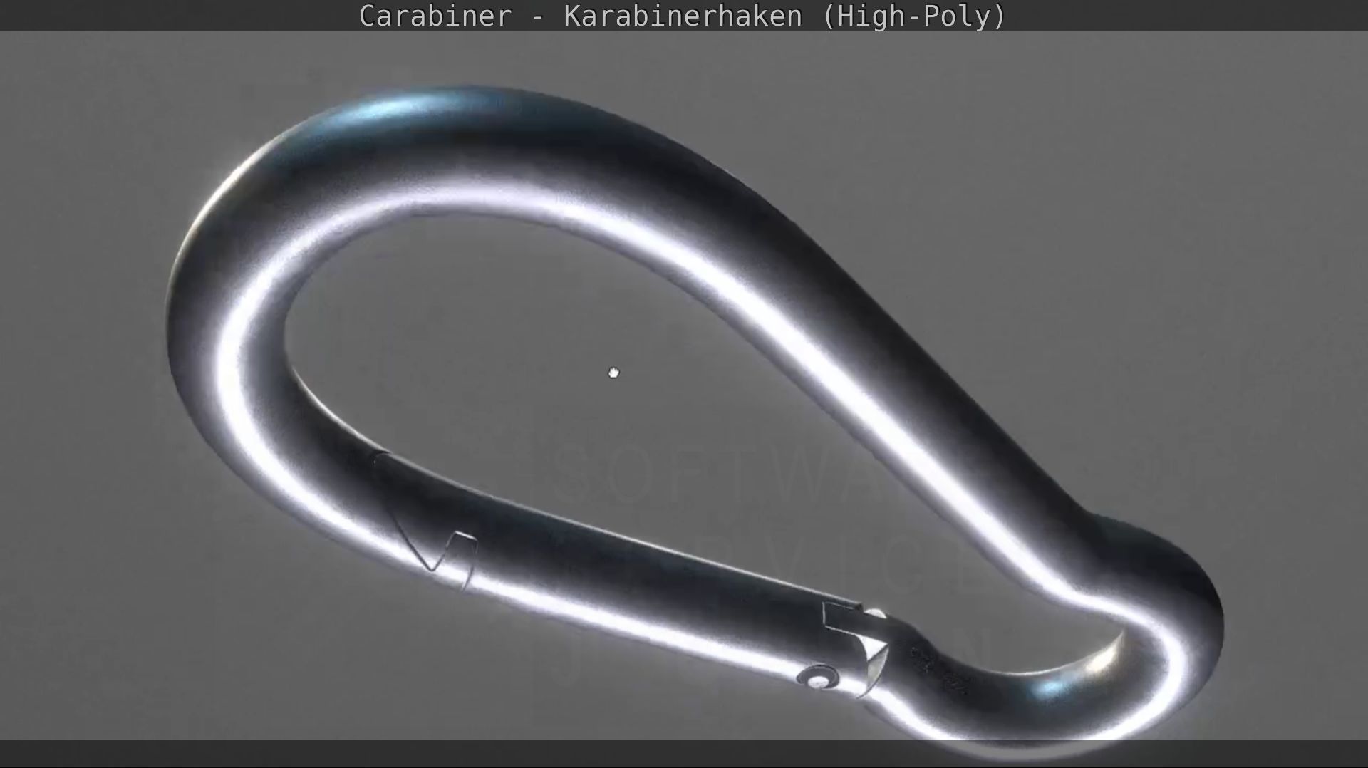 Carabiner - Karabinerhaken - High-Poly 3D model_82