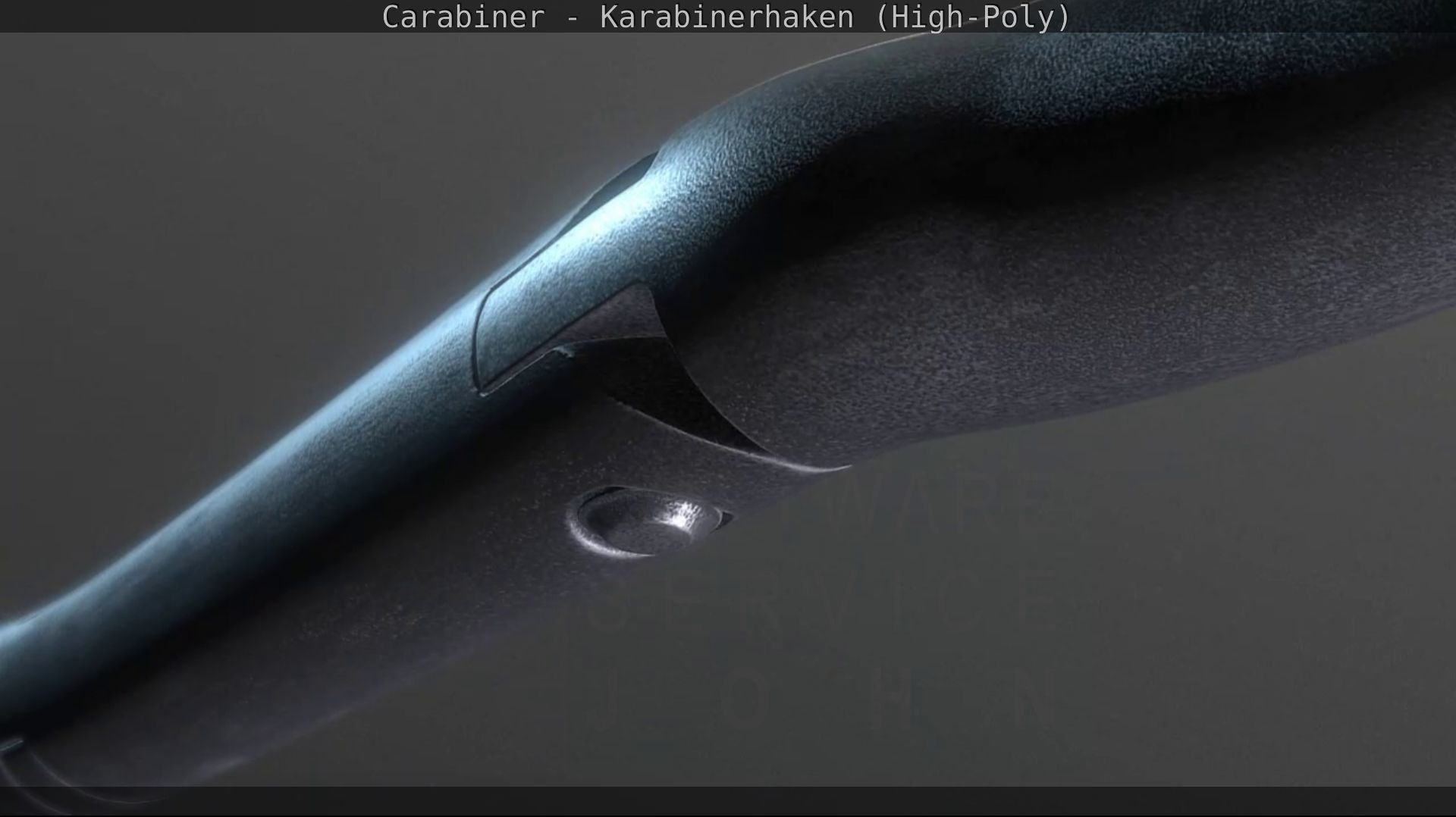 Carabiner - Karabinerhaken - High-Poly 3D model_57