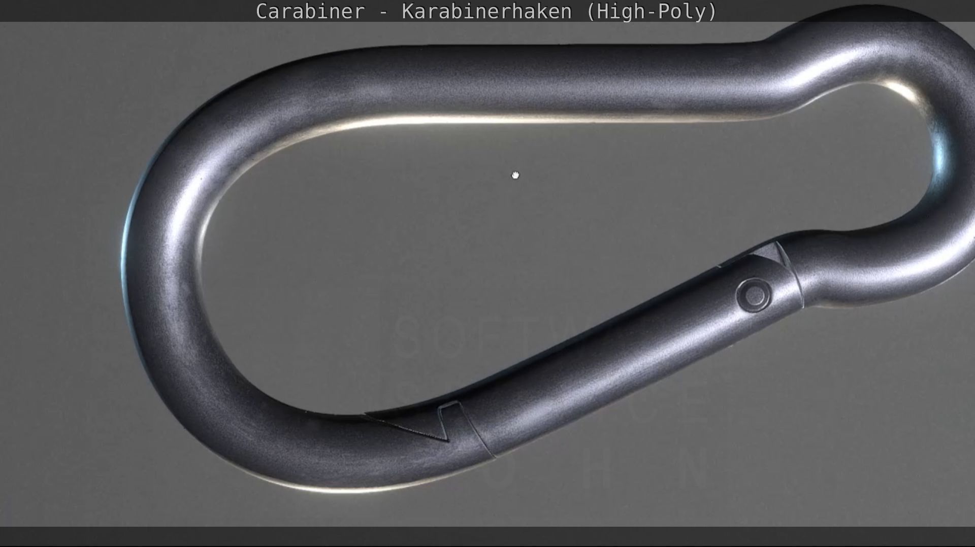 Carabiner - Karabinerhaken - High-Poly 3D model_88