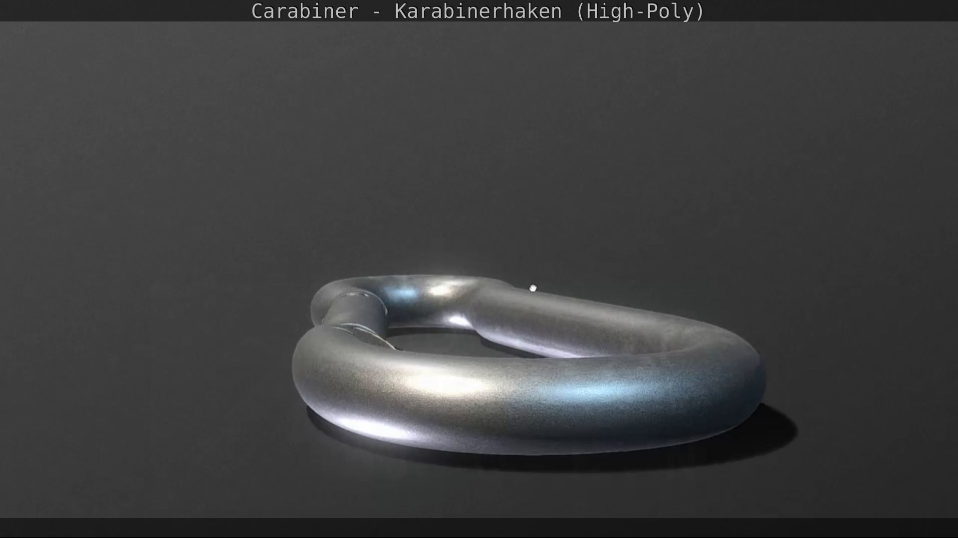 Carabiner - Karabinerhaken - High-Poly 3D model_76
