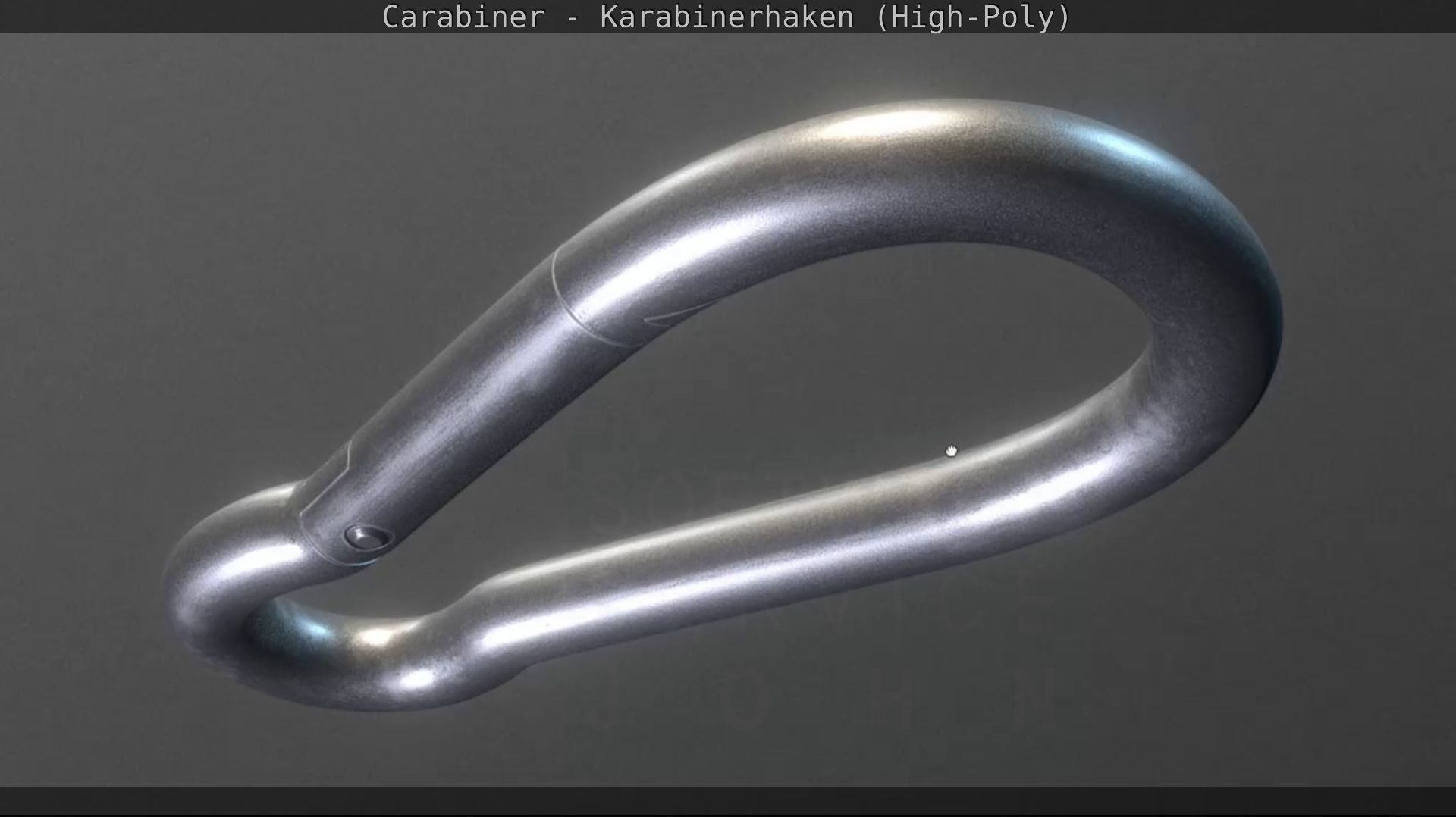 Carabiner - Karabinerhaken - High-Poly 3D model_31