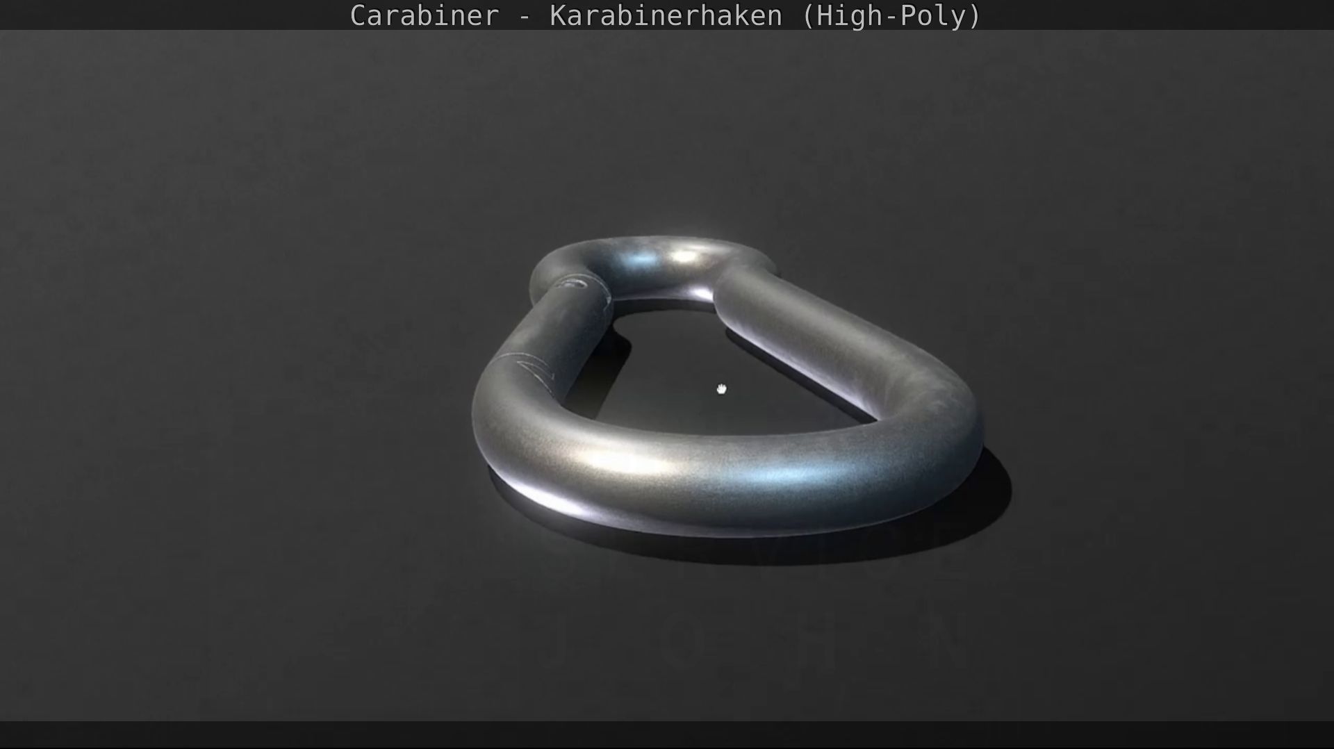 Carabiner - Karabinerhaken - High-Poly 3D model_73