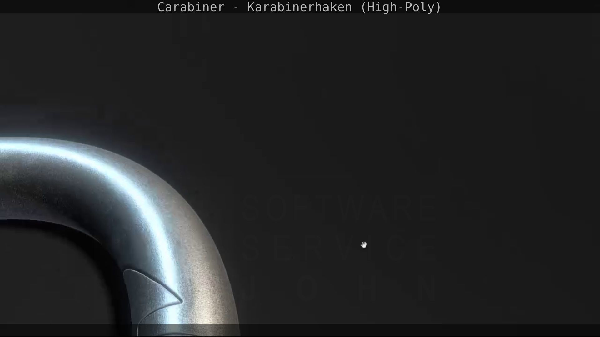 Carabiner - Karabinerhaken - High-Poly 3D model_94