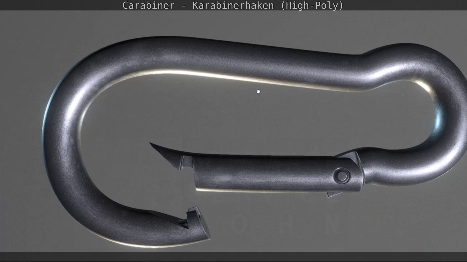 Carabiner - Karabinerhaken - High-Poly 3D model_84