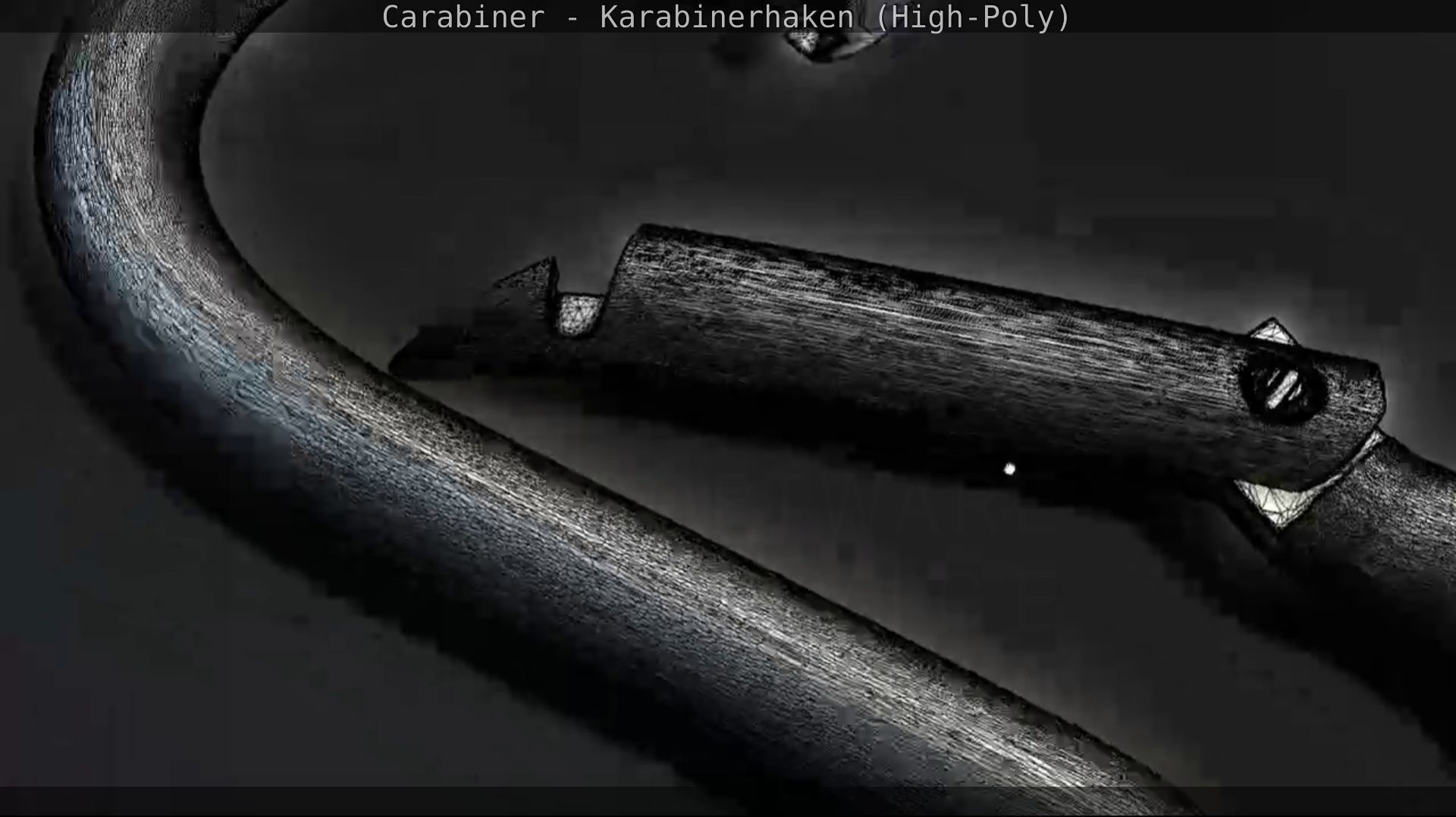 Carabiner - Karabinerhaken - High-Poly 3D model_134
