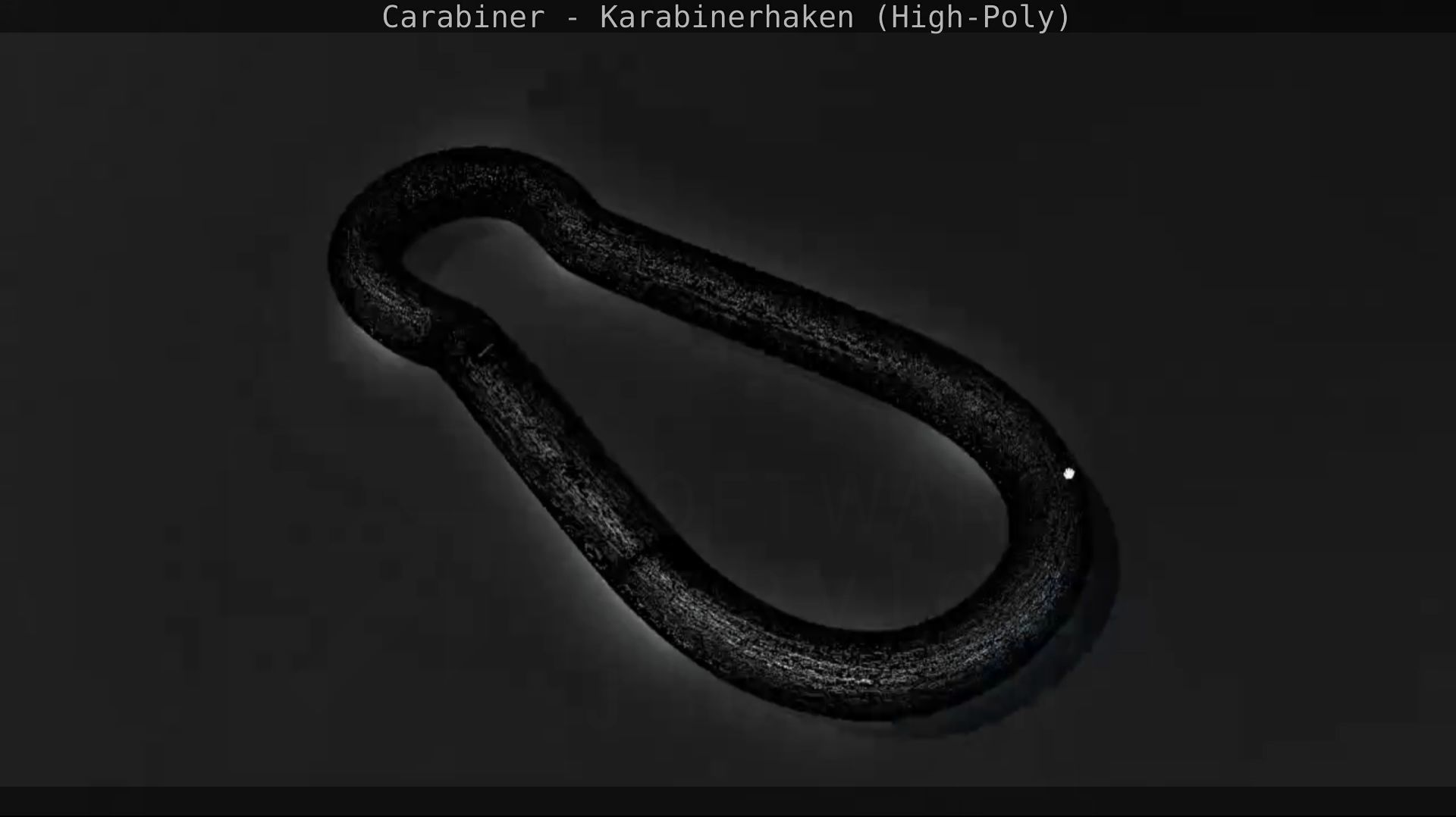 Carabiner - Karabinerhaken - High-Poly 3D model_136