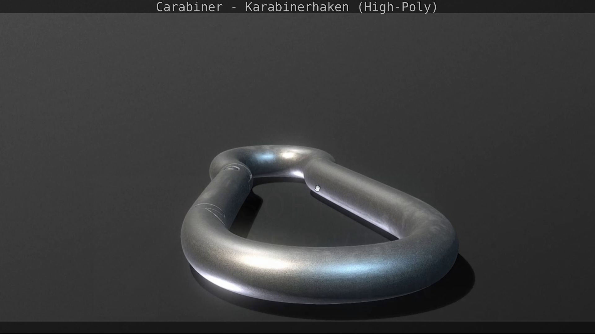 Carabiner - Karabinerhaken - High-Poly 3D model_74