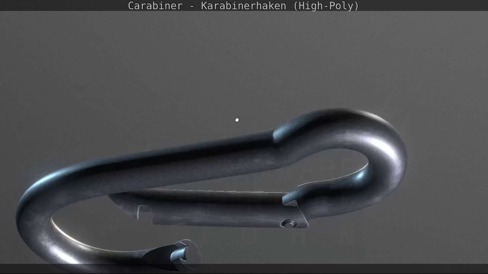 Carabiner - Karabinerhaken - High-Poly 3D model_39