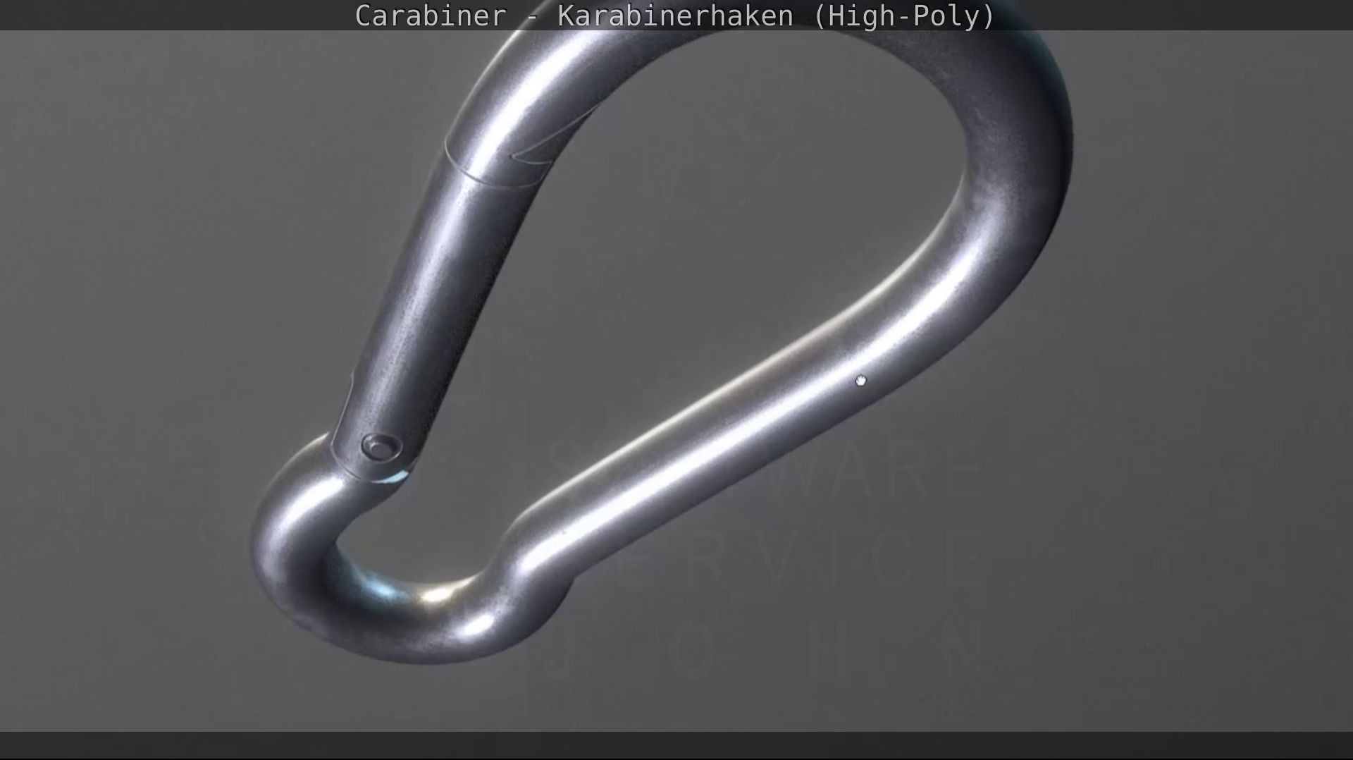 Carabiner - Karabinerhaken - High-Poly 3D model_25