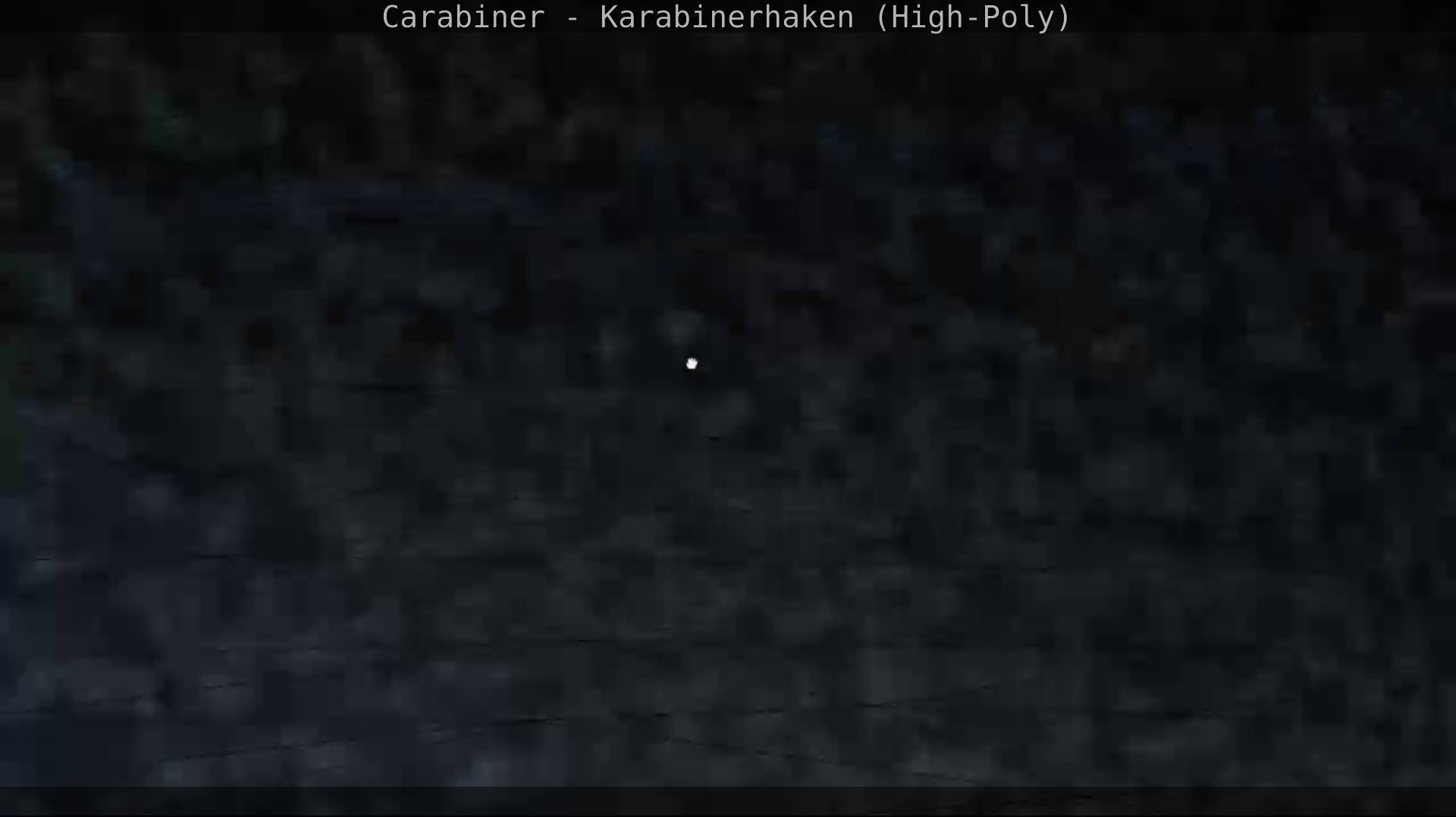 Carabiner - Karabinerhaken - High-Poly 3D model_128