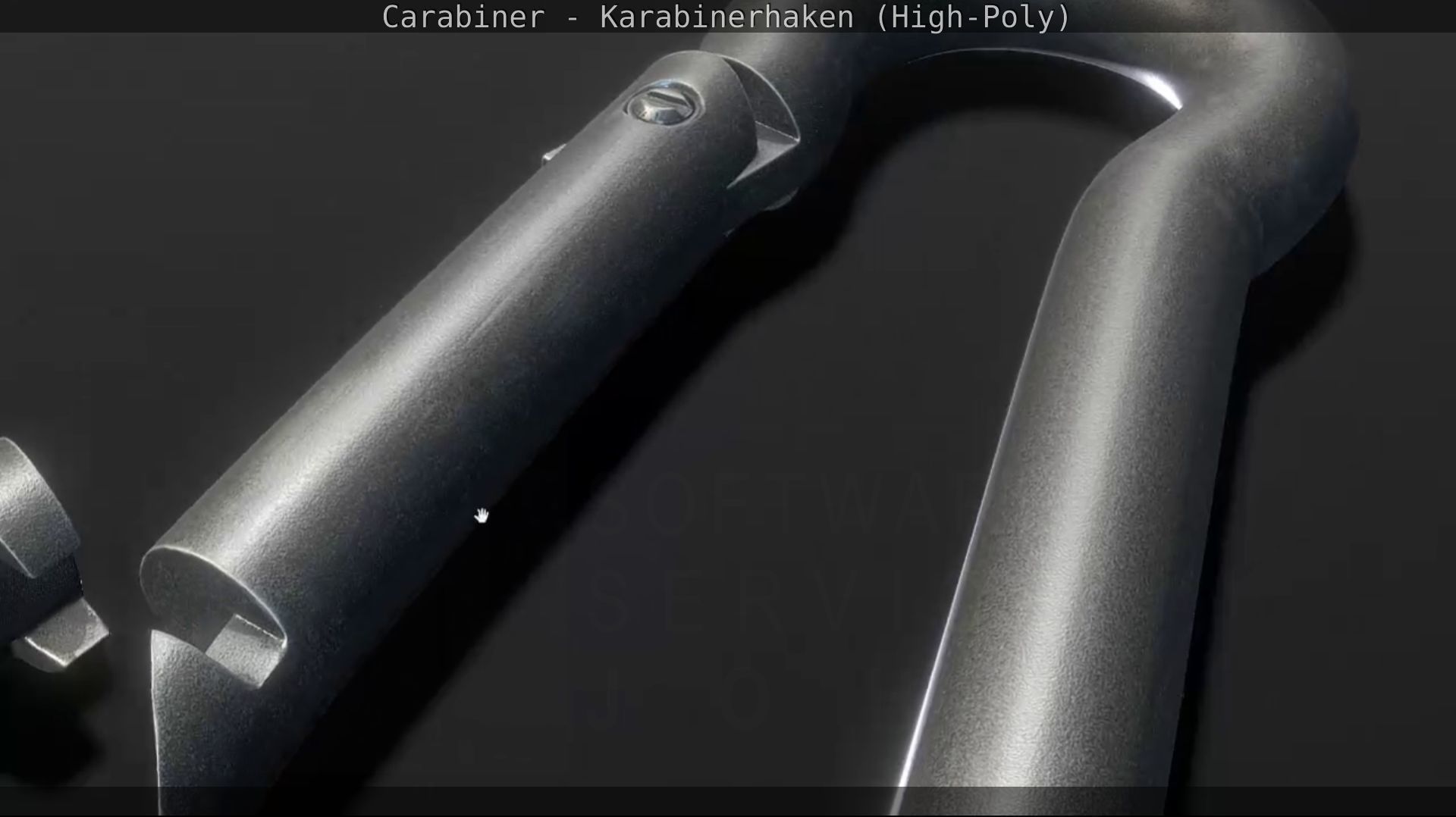 Carabiner - Karabinerhaken - High-Poly 3D model_69