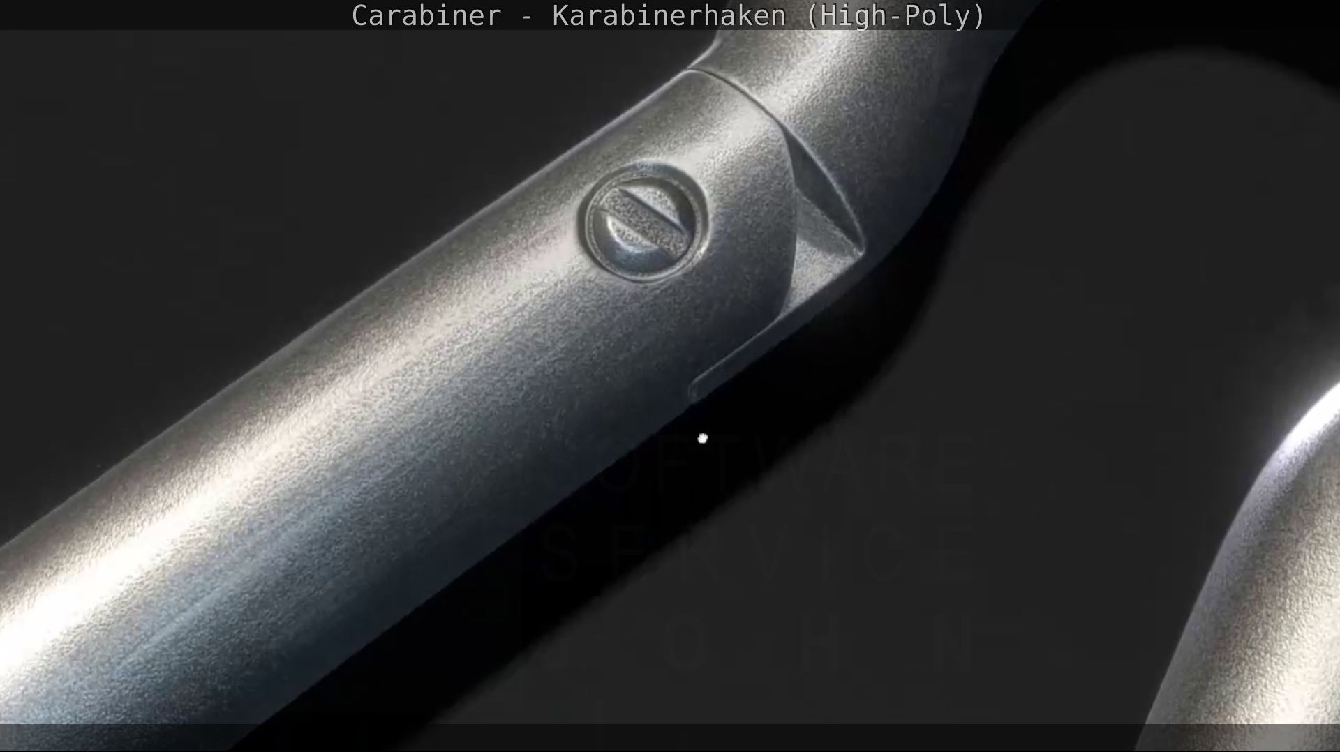 Carabiner - Karabinerhaken - High-Poly 3D model_48