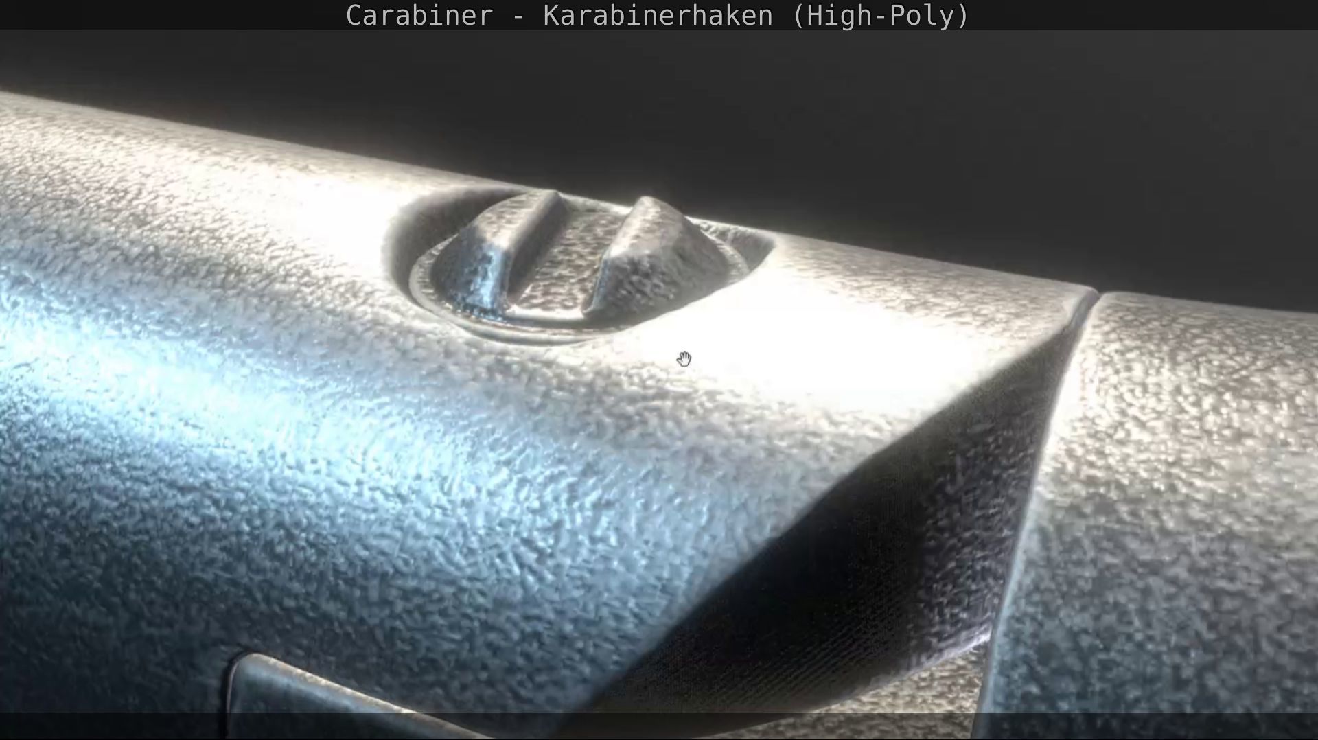 Carabiner - Karabinerhaken - High-Poly 3D model_50