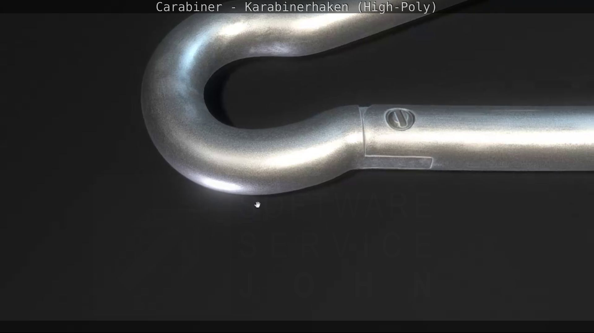 Carabiner - Karabinerhaken - High-Poly 3D model_10