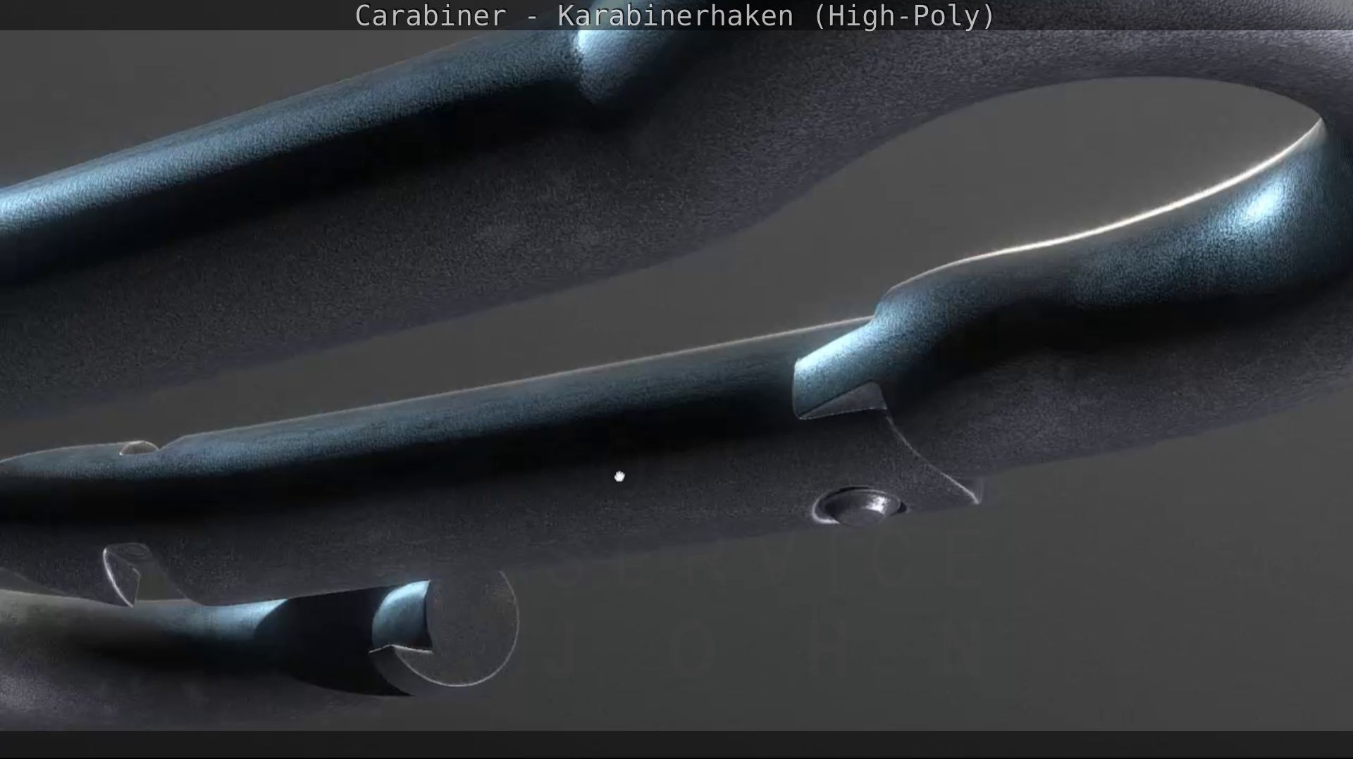 Carabiner - Karabinerhaken - High-Poly 3D model_60