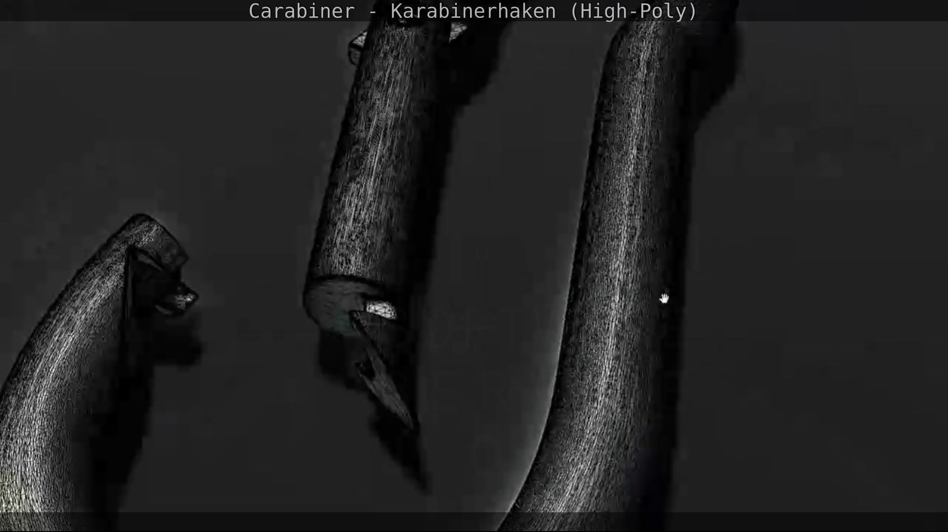 Carabiner - Karabinerhaken - High-Poly 3D model_132