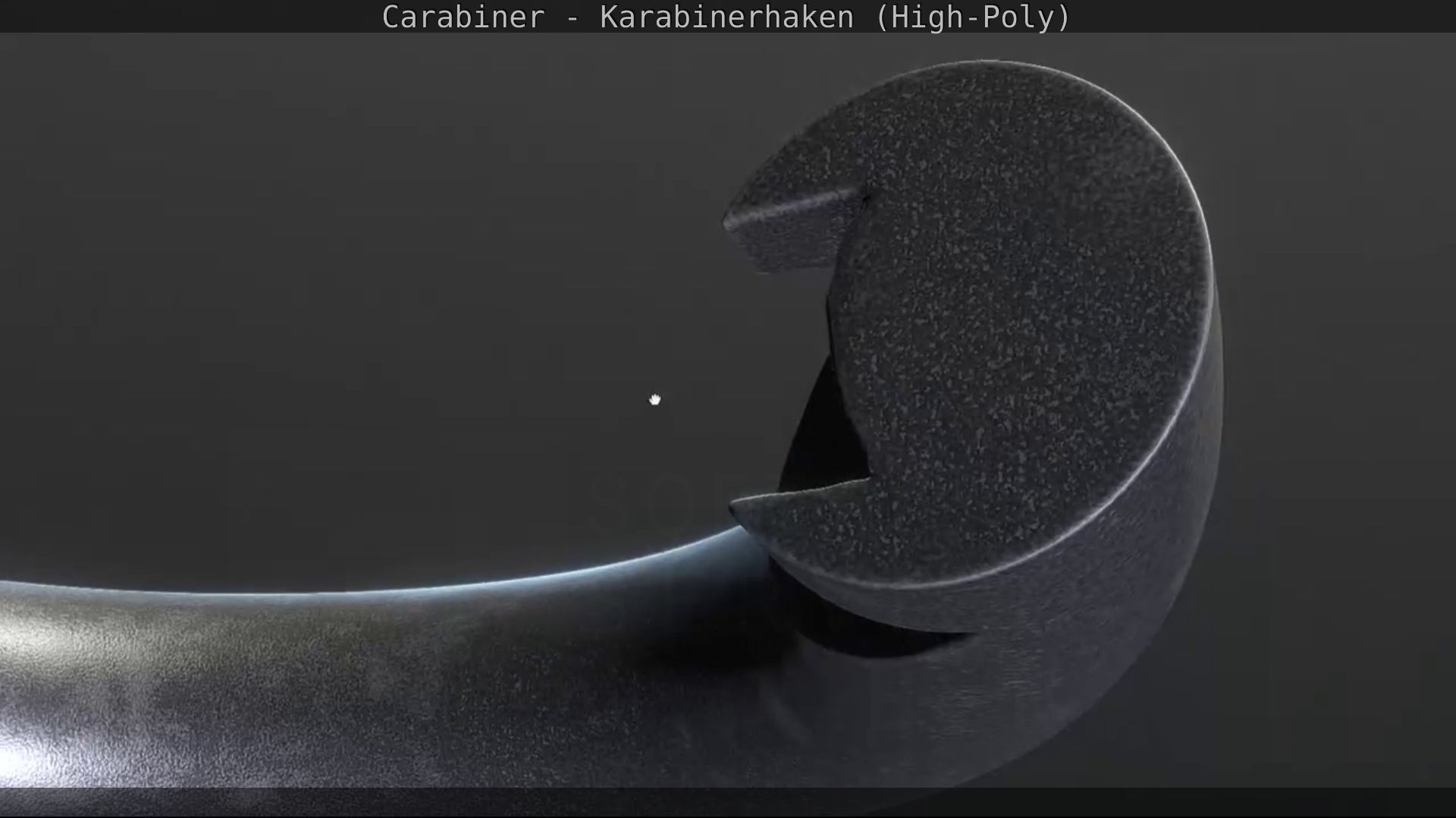 Carabiner - Karabinerhaken - High-Poly 3D model_107