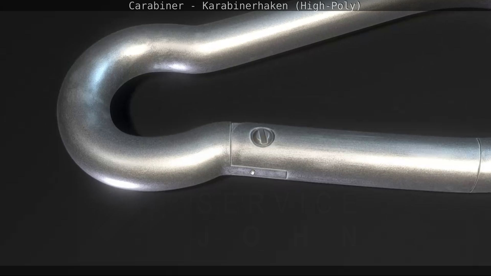 Carabiner - Karabinerhaken - High-Poly 3D model_40