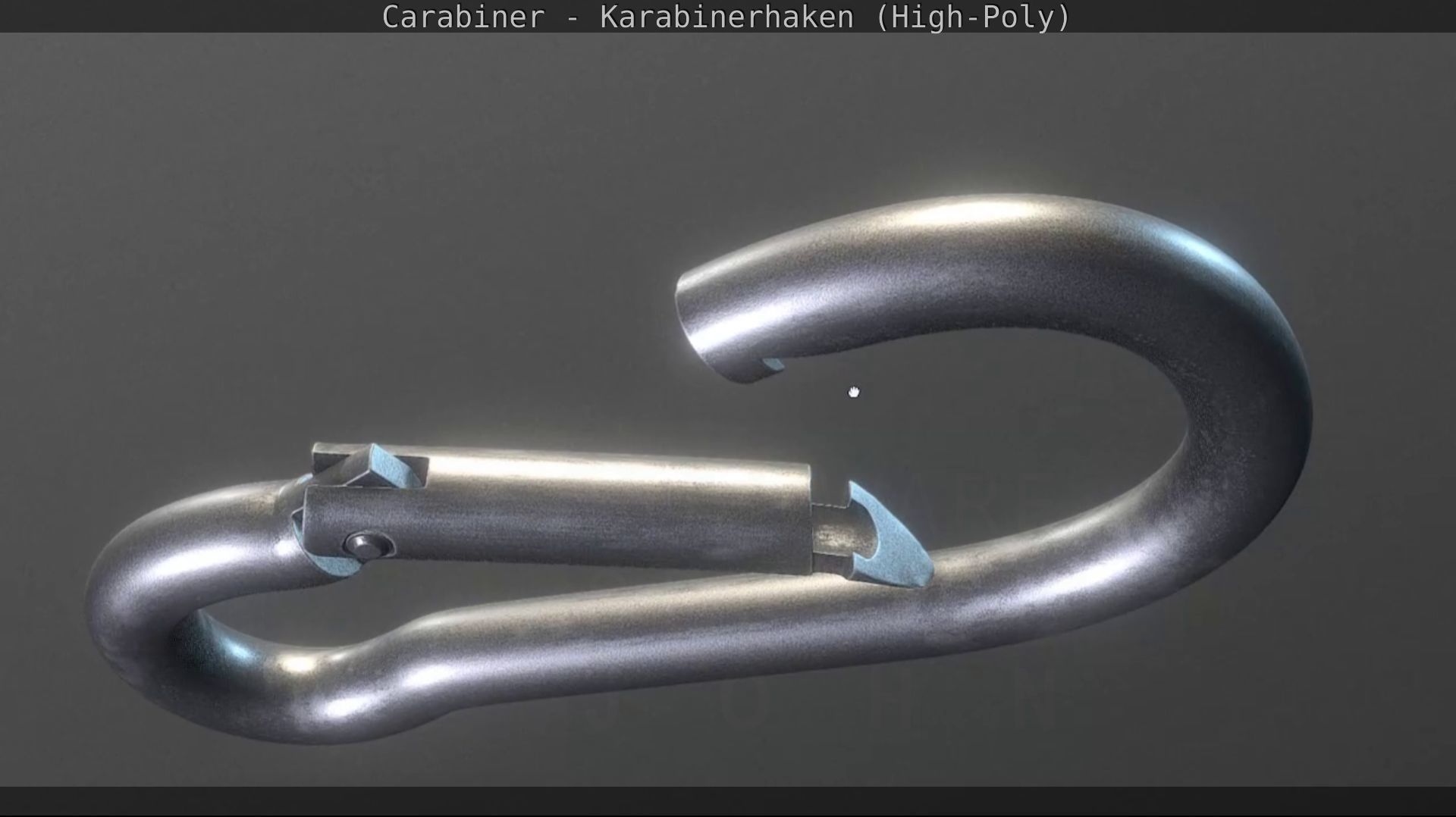 Carabiner - Karabinerhaken - High-Poly 3D model_79