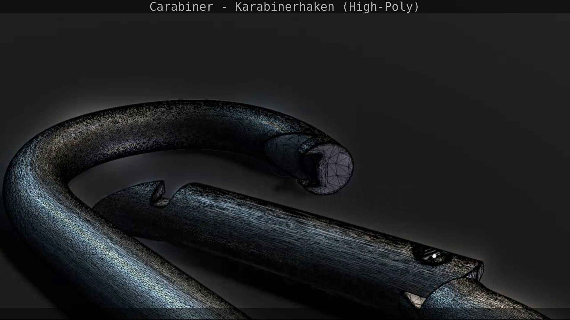 Carabiner - Karabinerhaken - High-Poly 3D model_112