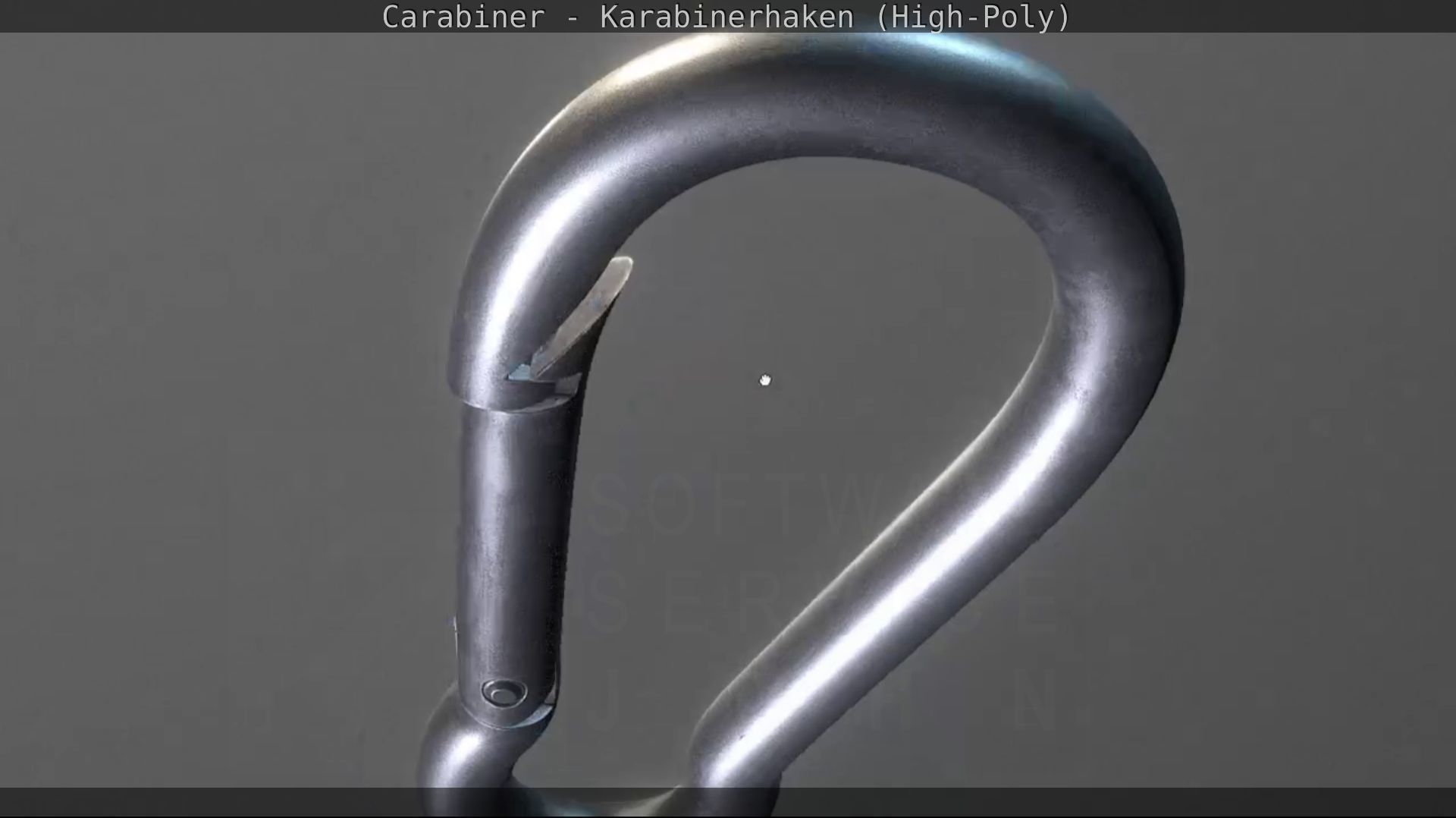 Carabiner - Karabinerhaken - High-Poly 3D model_81