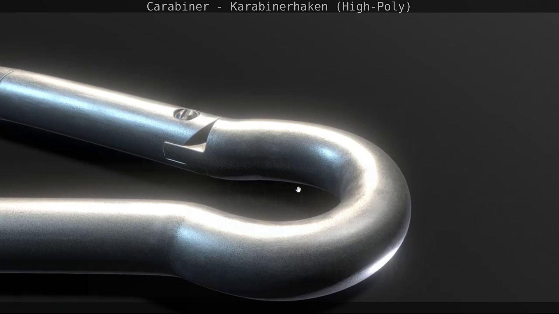 Carabiner - Karabinerhaken - High-Poly 3D model_42
