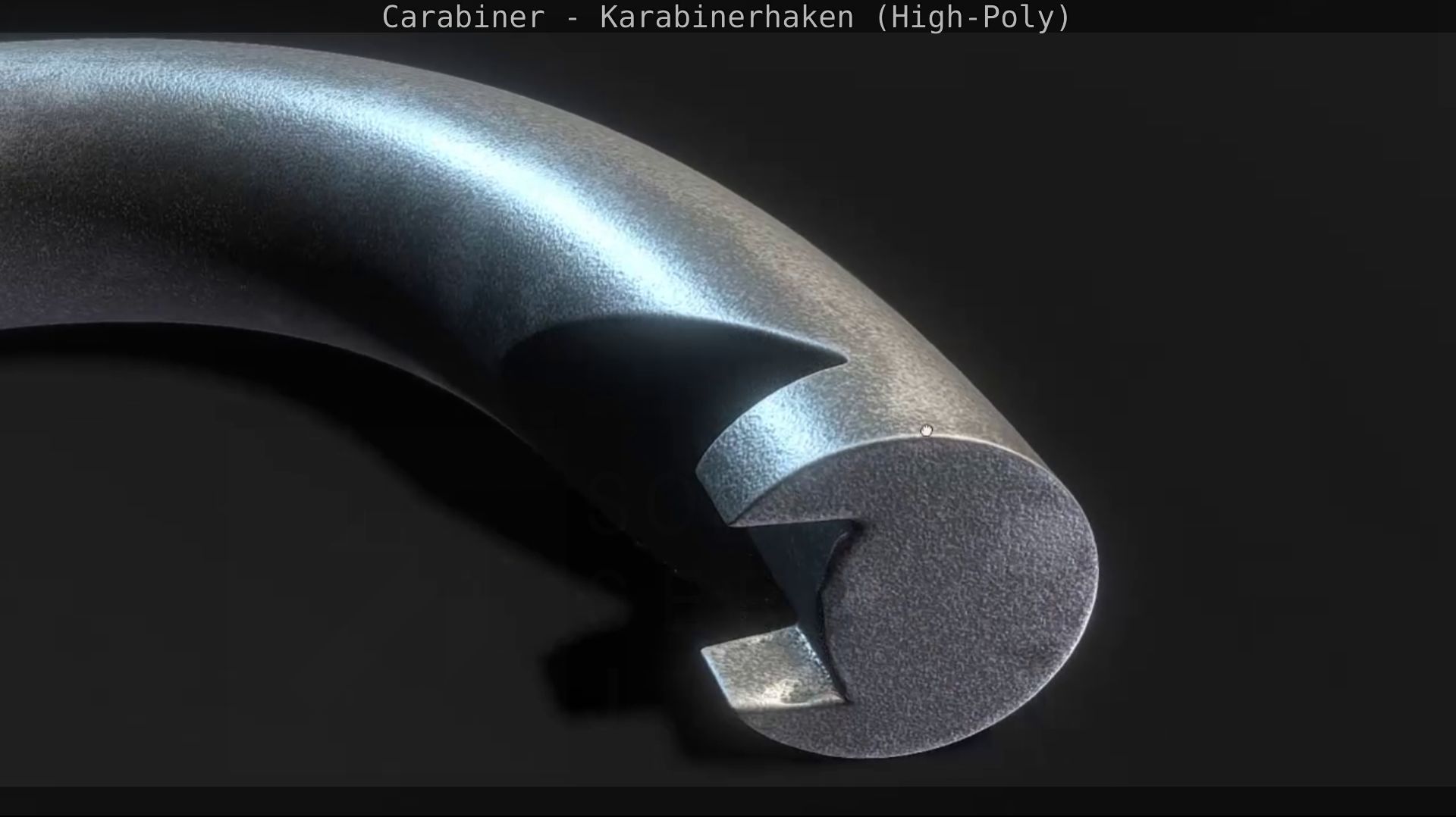 Carabiner - Karabinerhaken - High-Poly 3D model_97