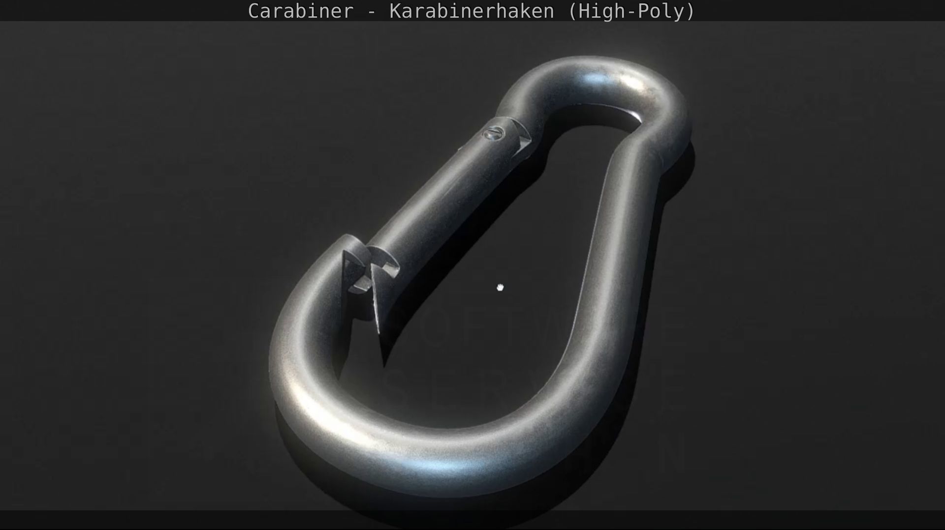 Carabiner - Karabinerhaken - High-Poly 3D model_72