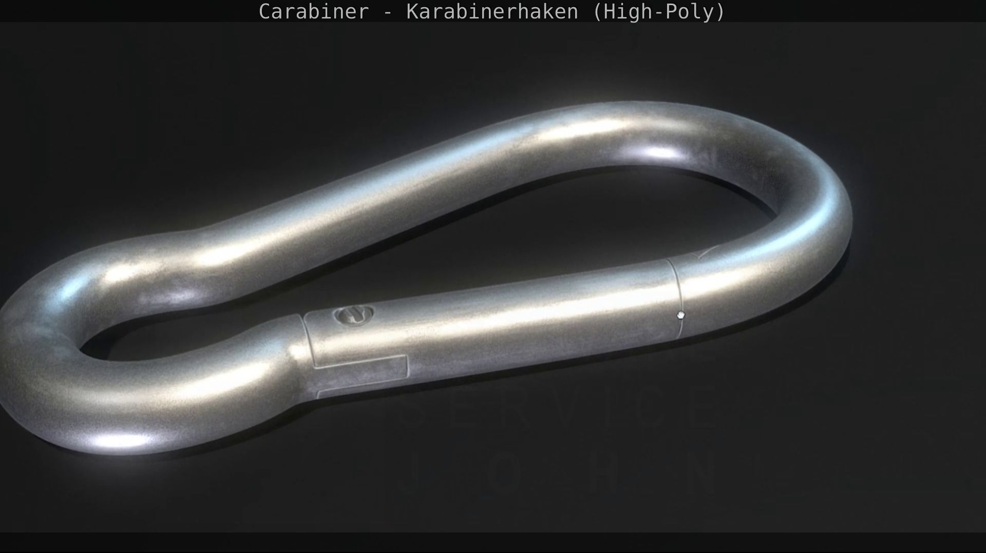 Carabiner - Karabinerhaken - High-Poly 3D model_41
