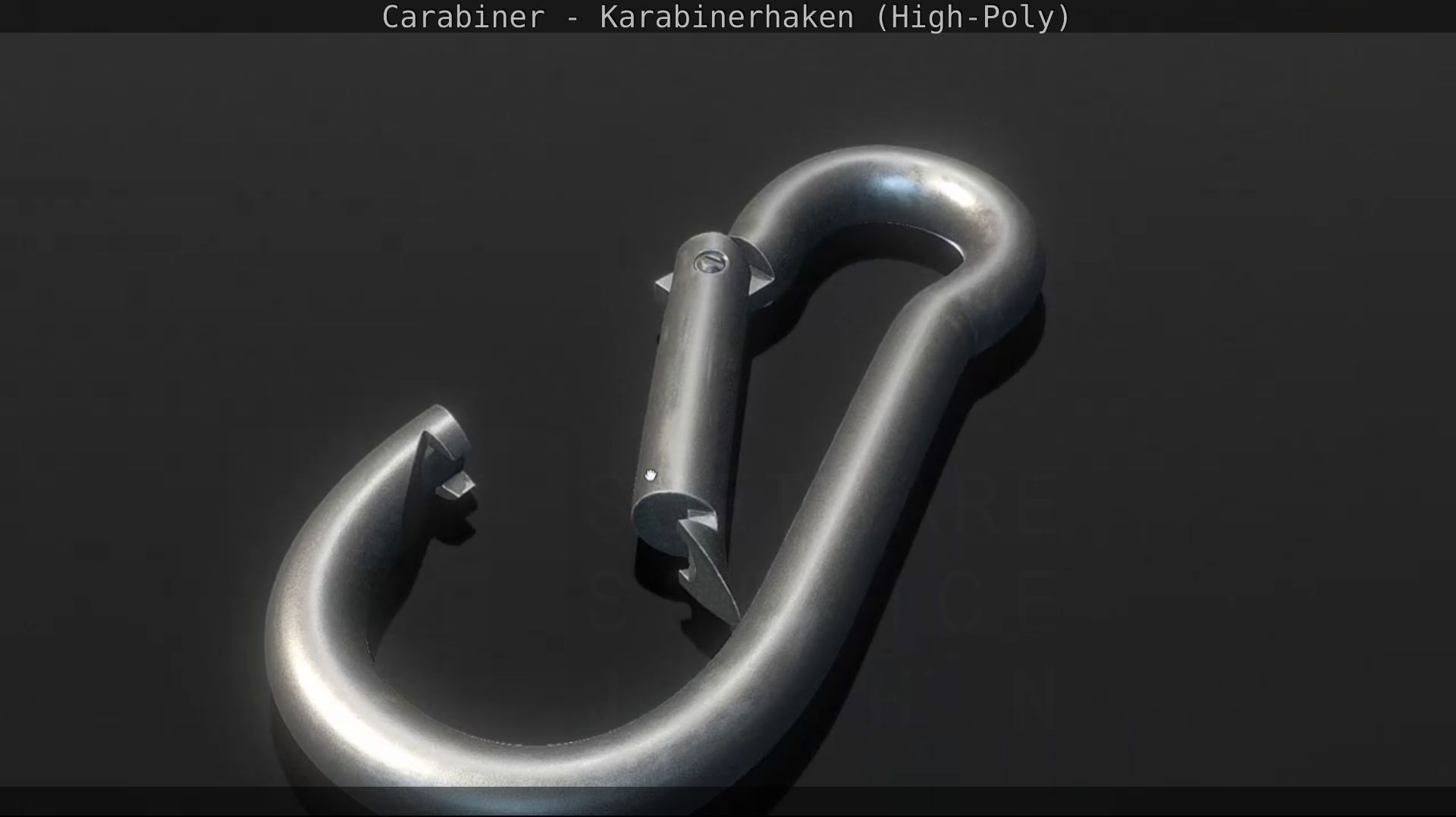 Carabiner - Karabinerhaken - High-Poly 3D model_71