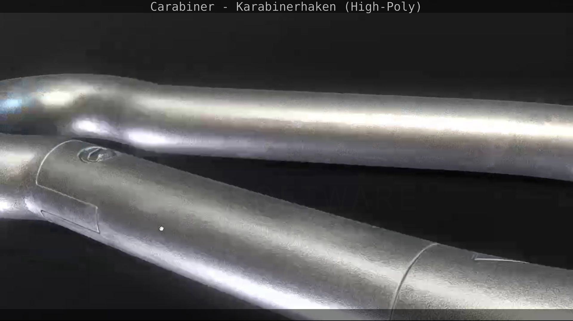 Carabiner - Karabinerhaken - High-Poly 3D model_14