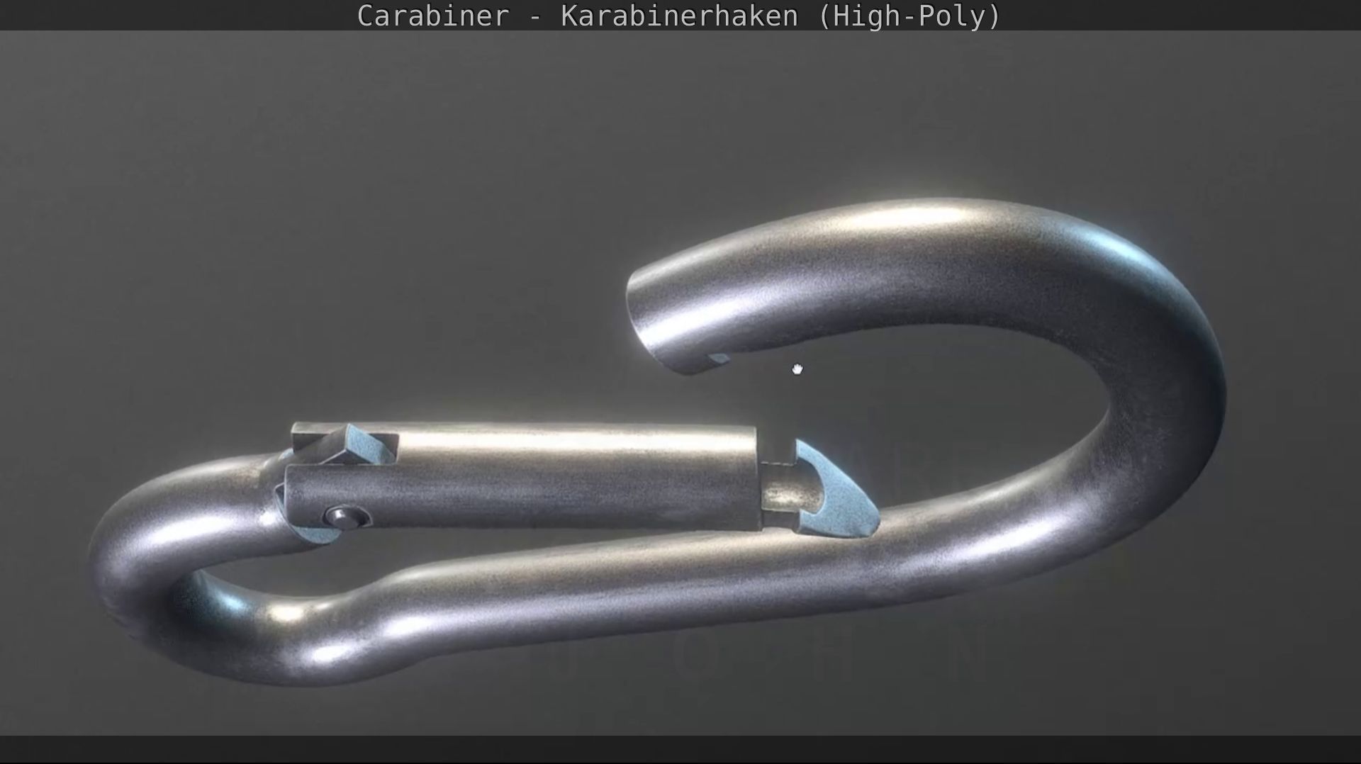 Carabiner - Karabinerhaken - High-Poly 3D model_75