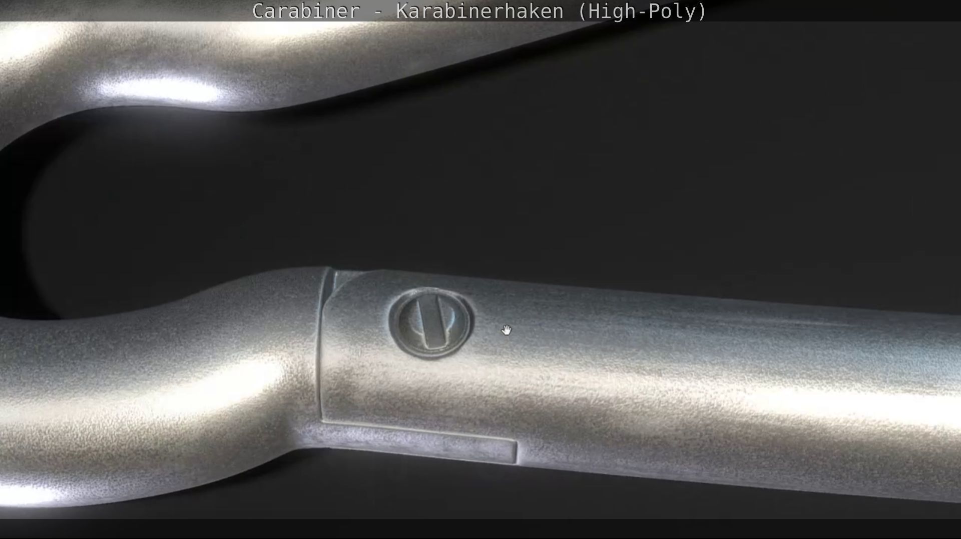 Carabiner - Karabinerhaken - High-Poly 3D model_12