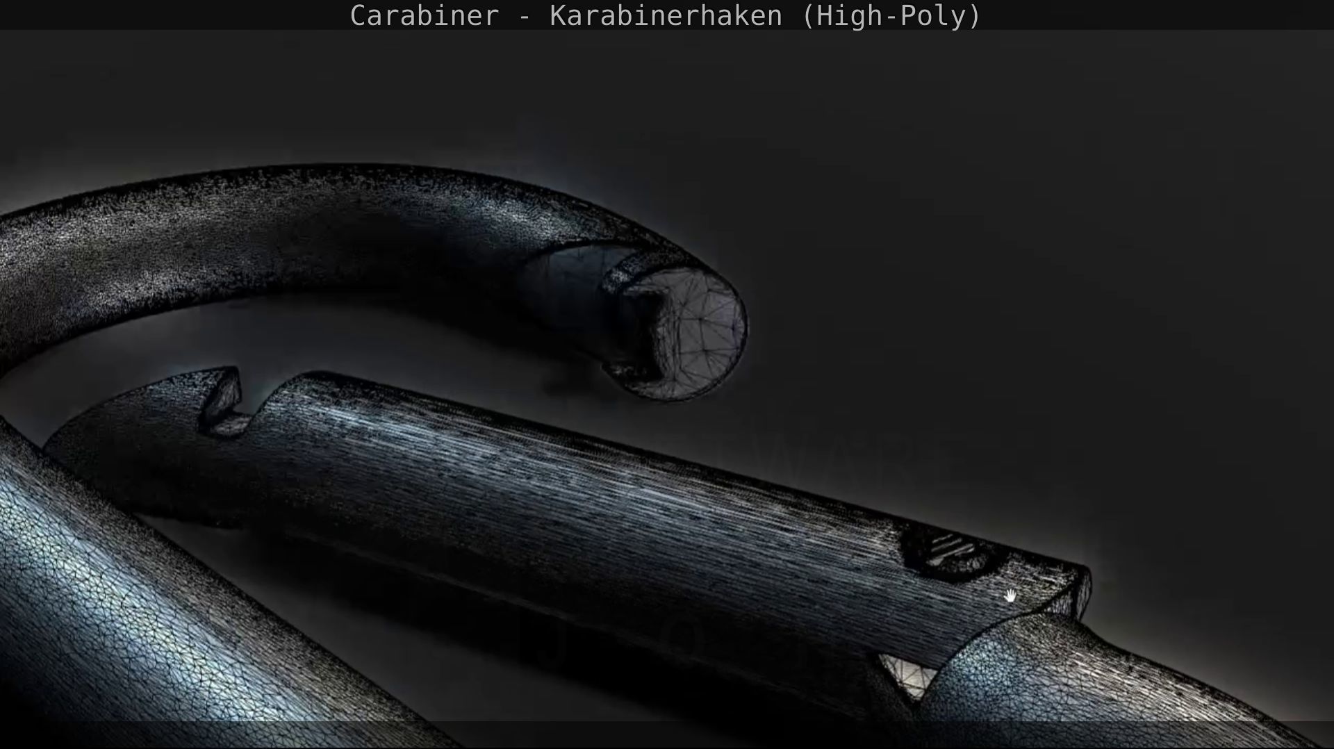 Carabiner - Karabinerhaken - High-Poly 3D model_117