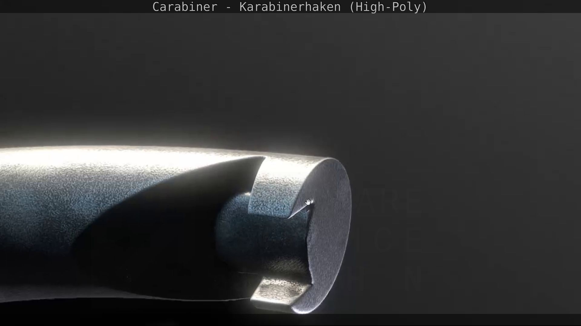 Carabiner - Karabinerhaken - High-Poly 3D model_98