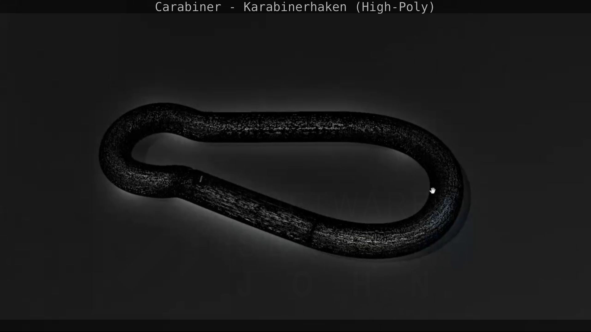 Carabiner - Karabinerhaken - High-Poly 3D model_137