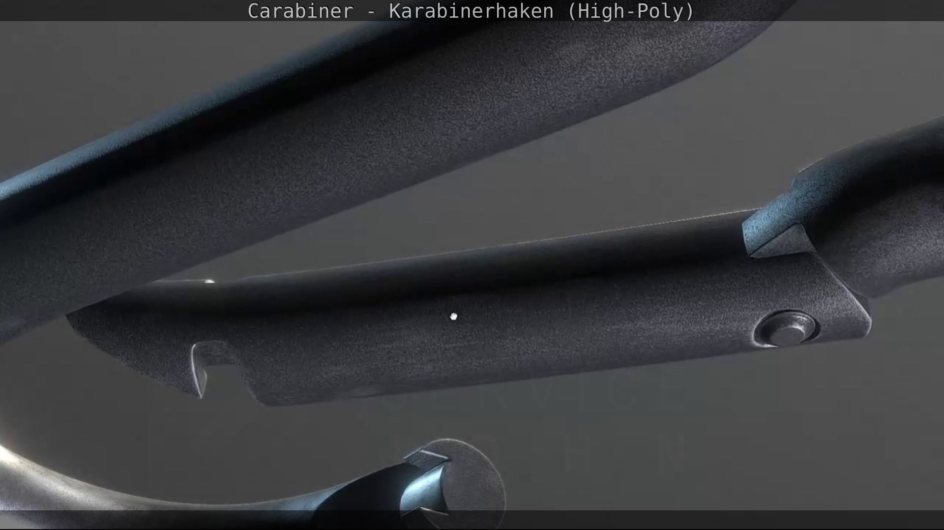 Carabiner - Karabinerhaken - High-Poly 3D model_63