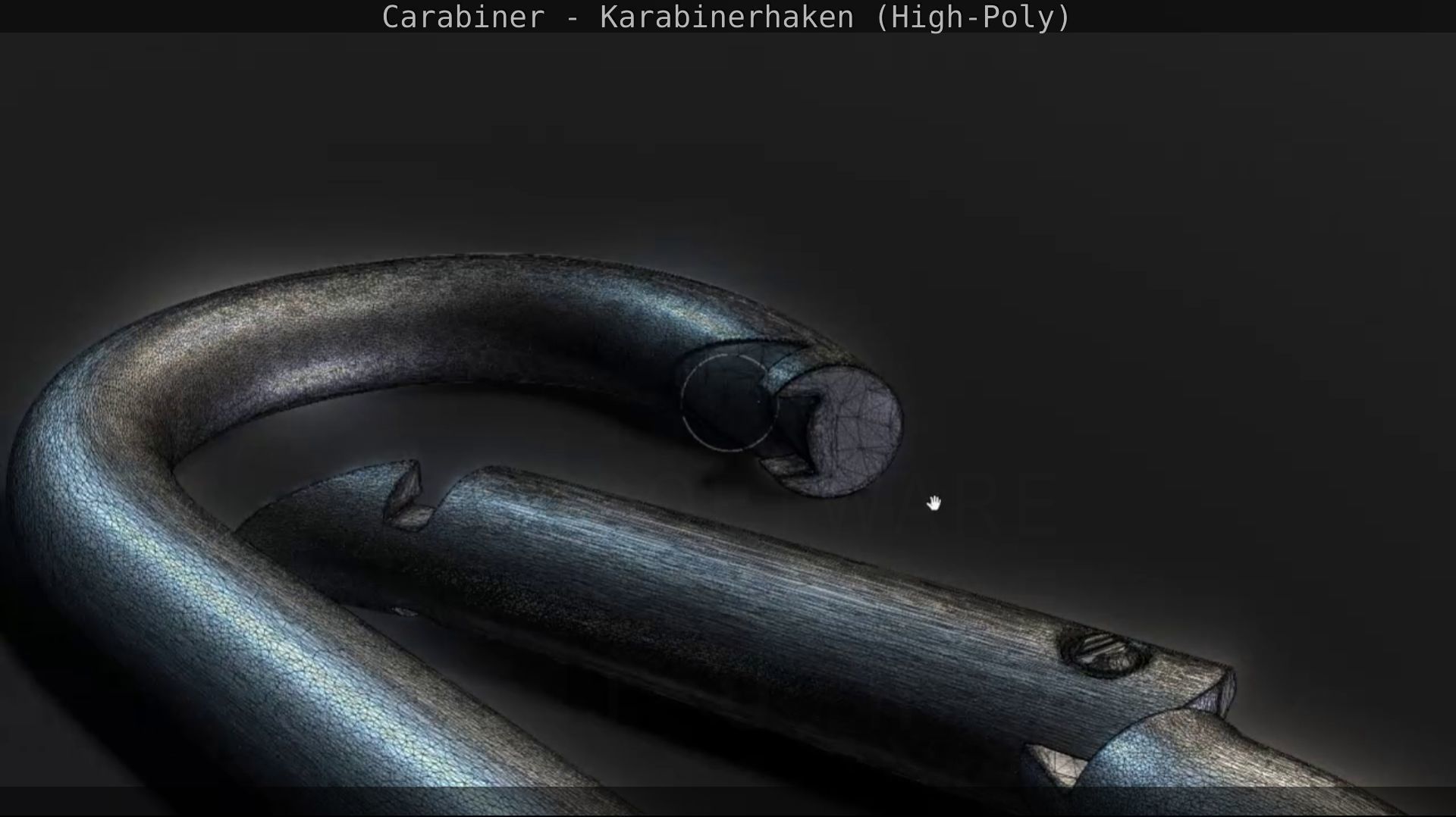 Carabiner - Karabinerhaken - High-Poly 3D model_115