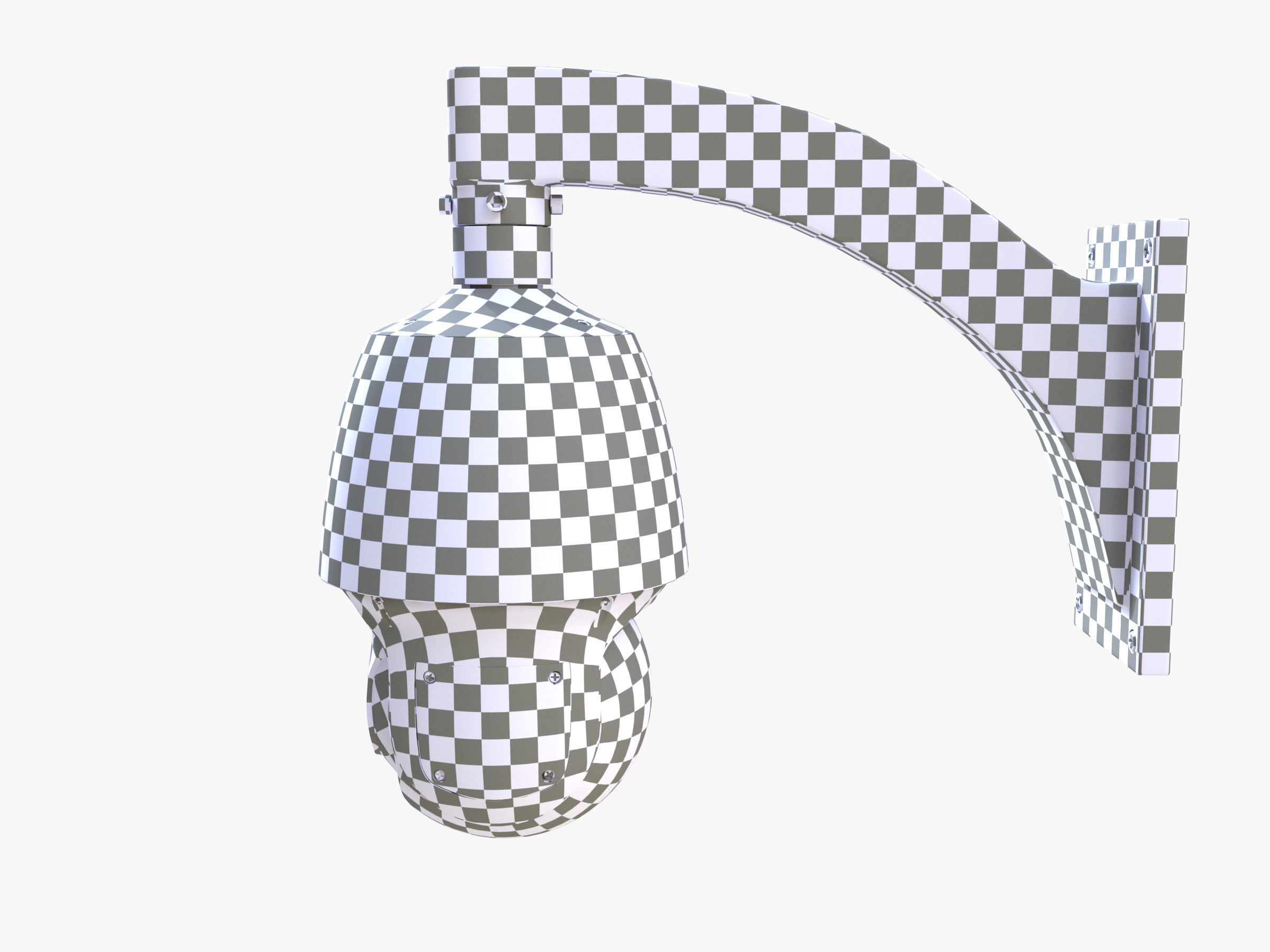 Security Camera Security 3D model_9