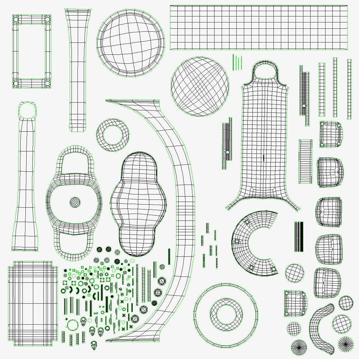 Security Camera Security 3D model_10