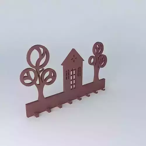 key hanger Free 3D model