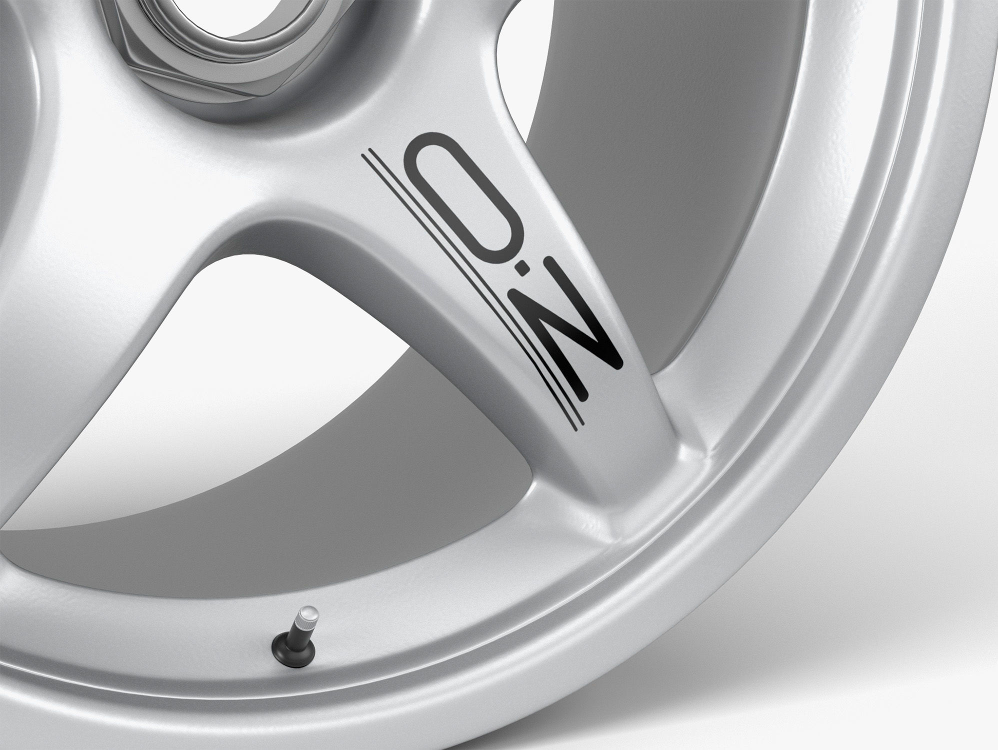 OZ Racing Wheel Low-poly 3D model_3