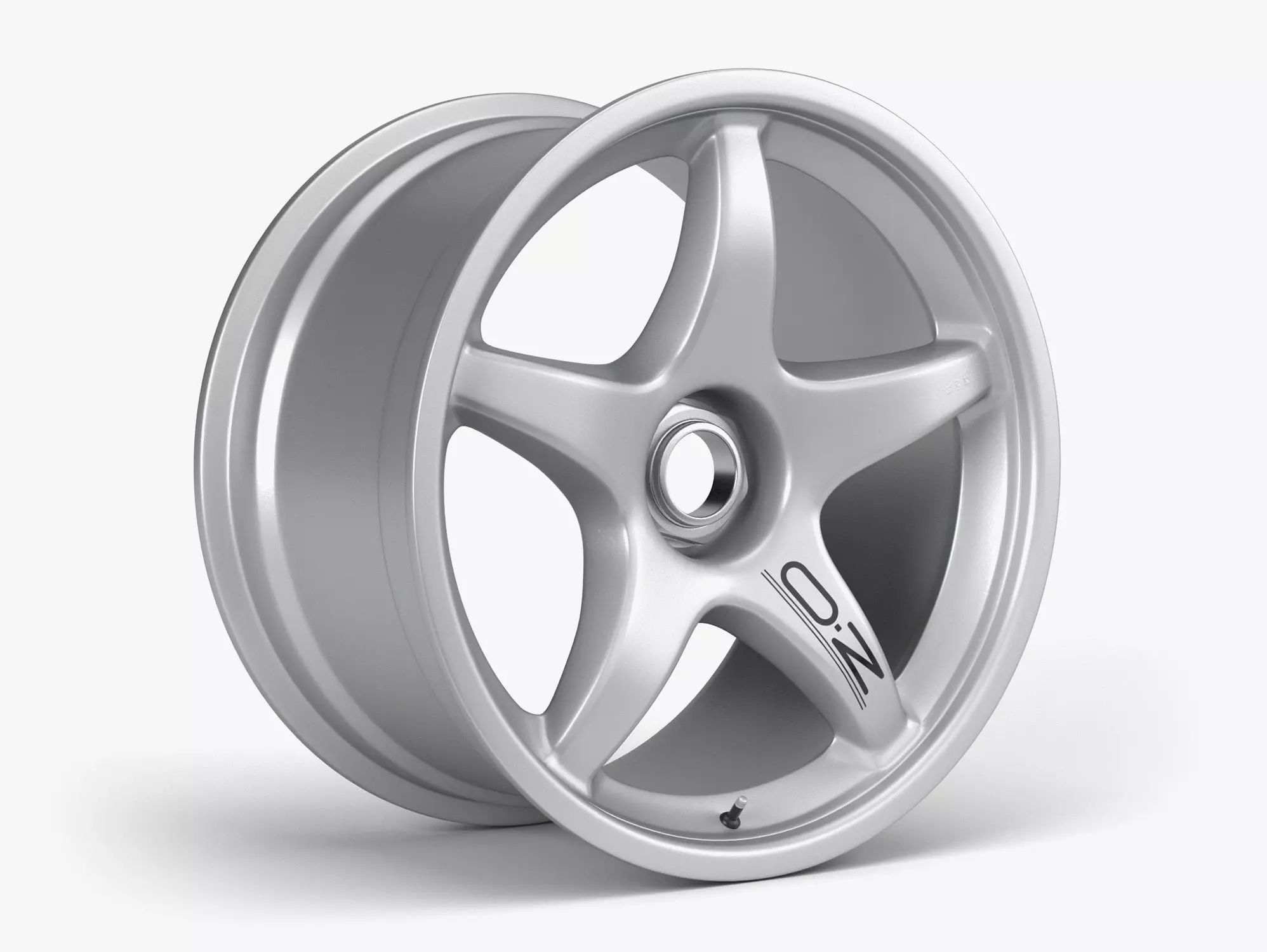 OZ Racing Wheel Low-poly 3D model_0