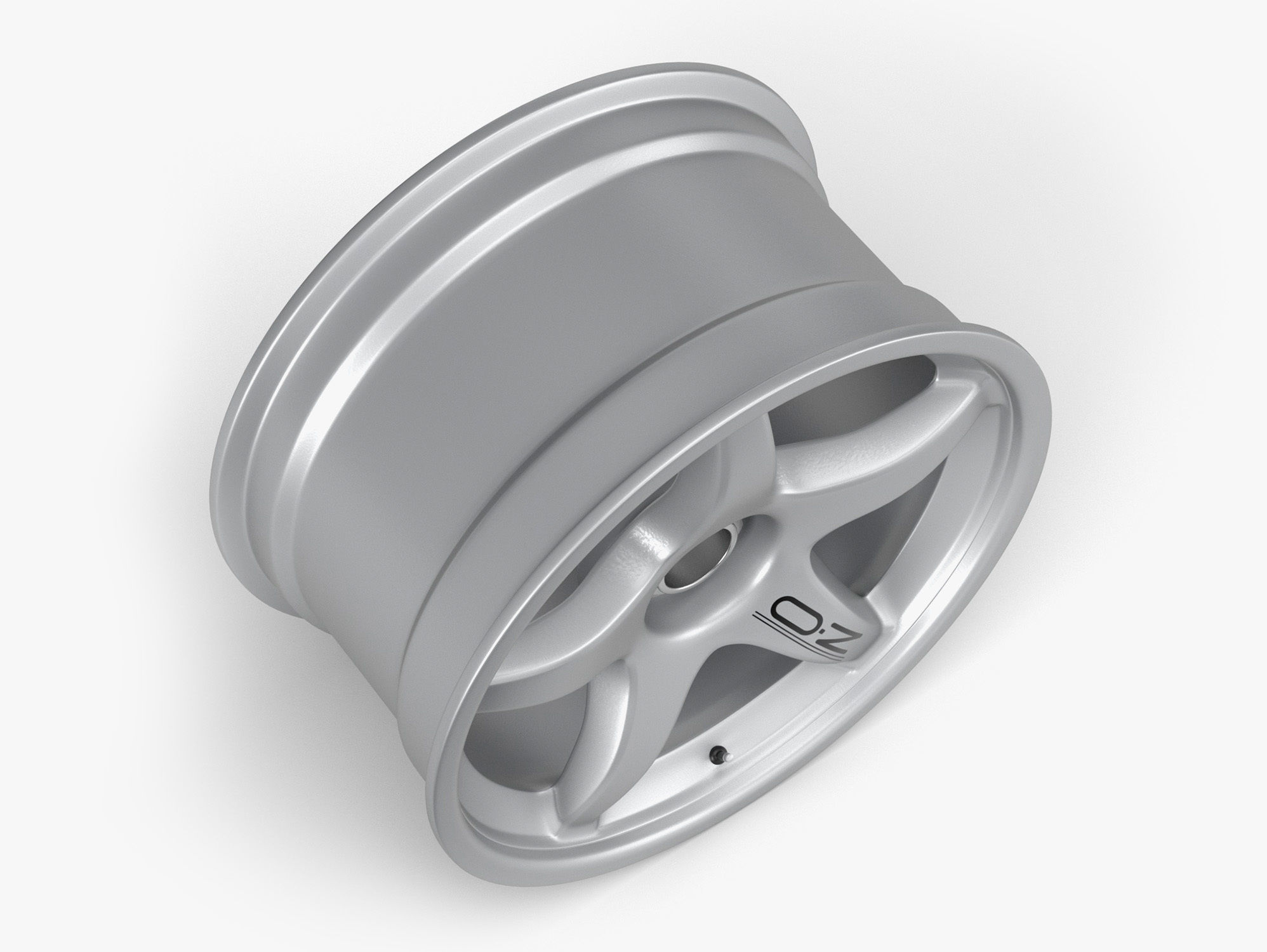 OZ Racing Wheel Low-poly 3D model_2