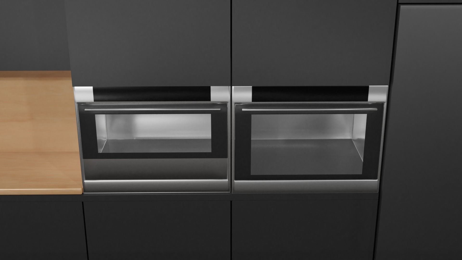 Modern Kitchen Scene Low-poly 3D model_7