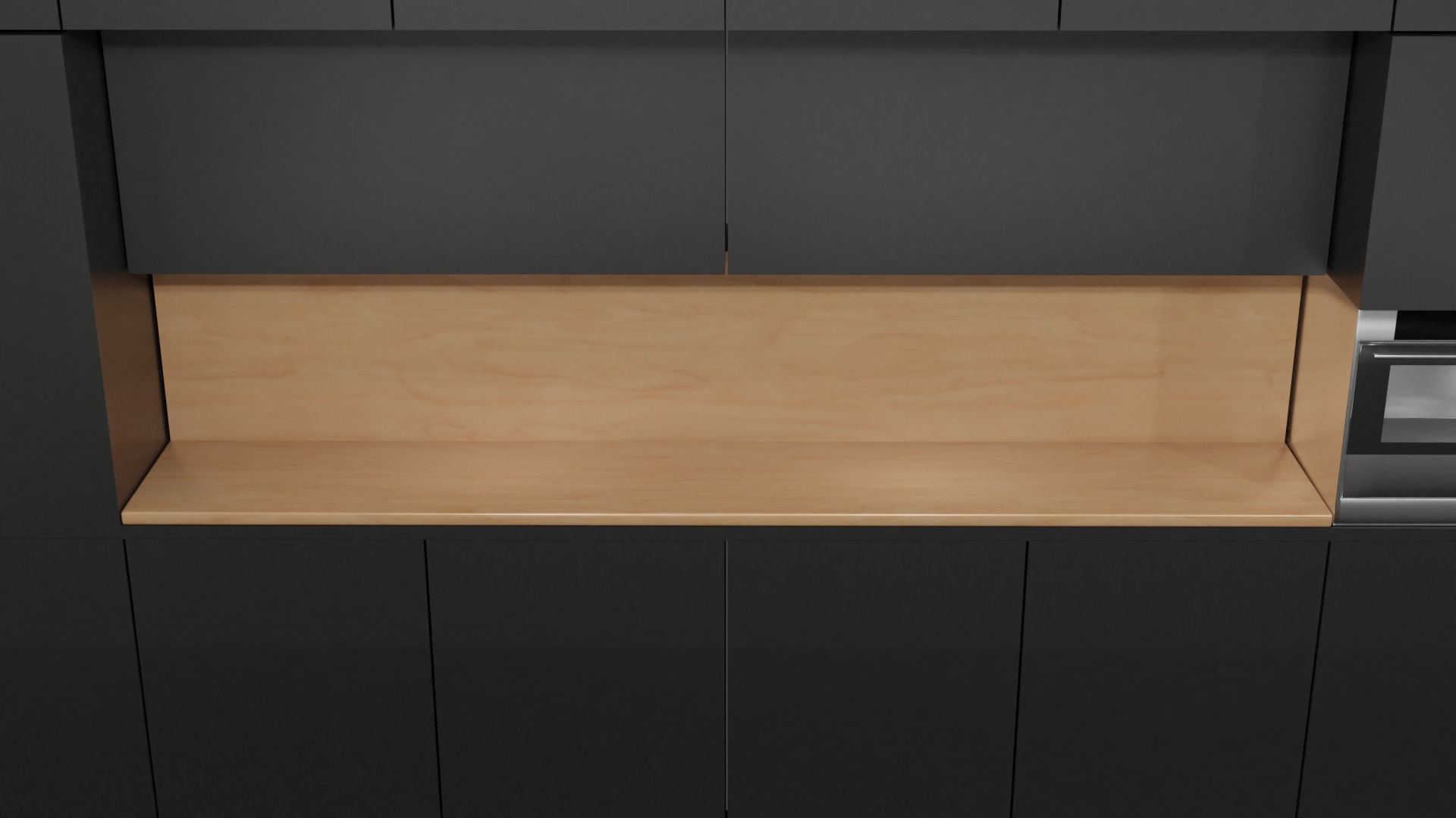 Modern Kitchen Scene Low-poly 3D model_8