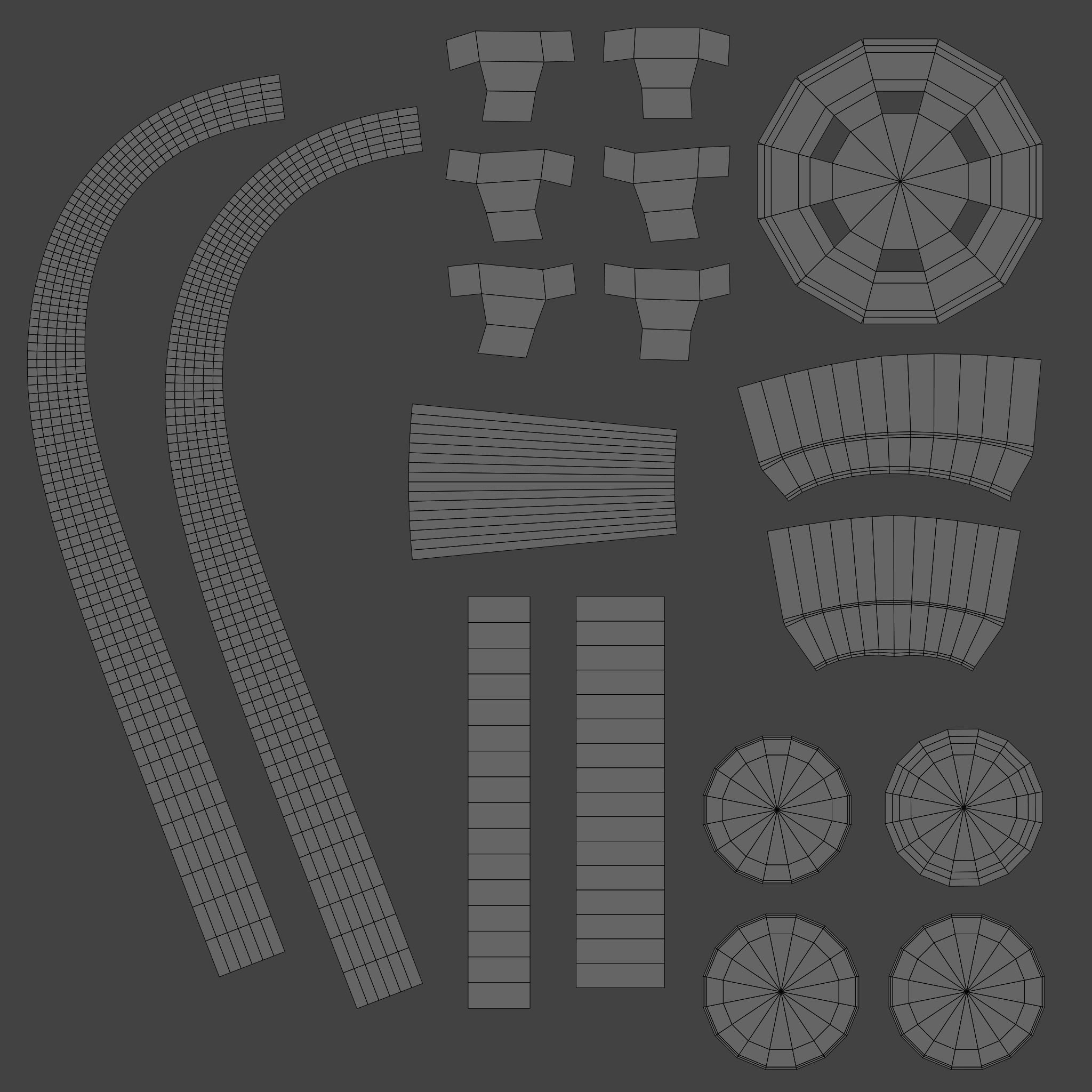 Modern Kitchen Scene Low-poly 3D model_15