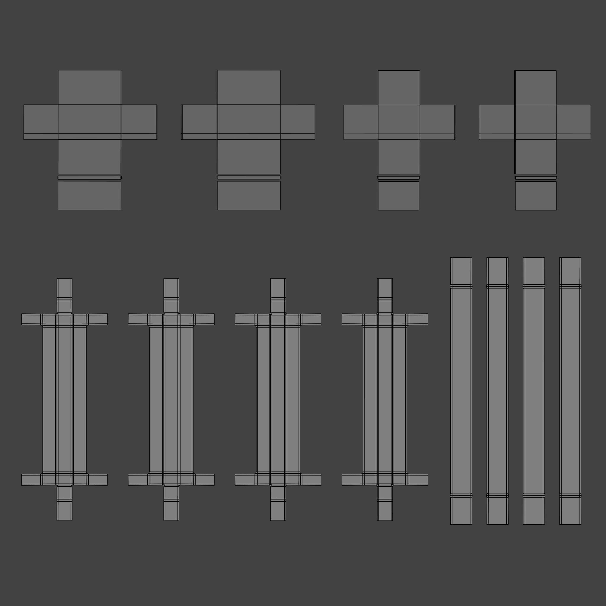 Modern Kitchen Scene Low-poly 3D model_19